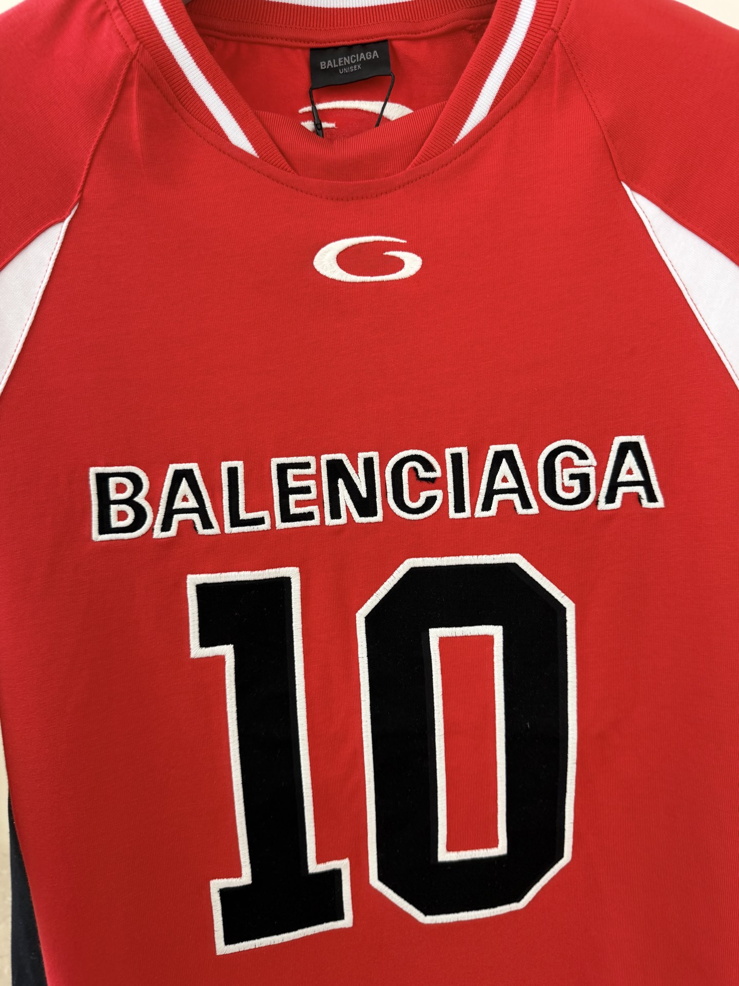 Balenciaga 高仿 男款10號運動風短袖球衣T恤 潮流街頭款| 8 Balenciaga 高仿 男款10號運動風短袖球衣T恤 潮流街頭款