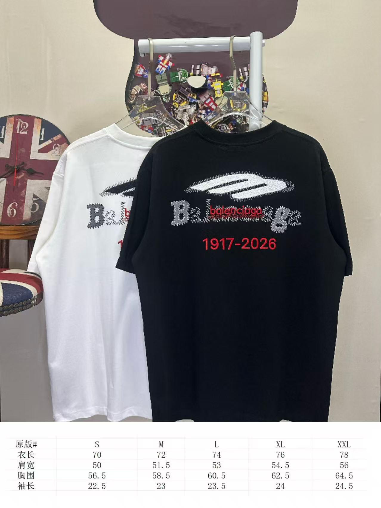 Balenciaga 高仿 男款小Logo刺繡短袖T恤 簡約休閒百搭款| 7 Balenciaga 高仿 男款小Logo刺繡短袖T恤 簡約休閒百搭款