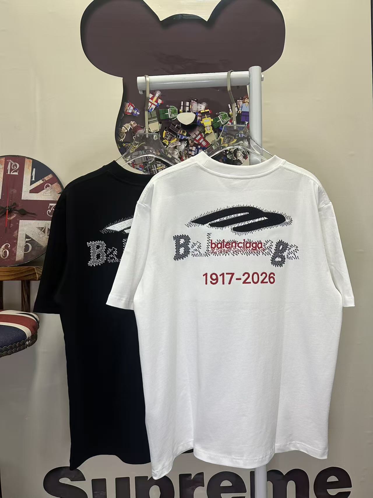 Balenciaga 一比一 男款小Logo刺繡短袖T恤 簡約潮流款| 14 Balenciaga 一比一 男款小Logo刺繡短袖T恤 簡約潮流款
