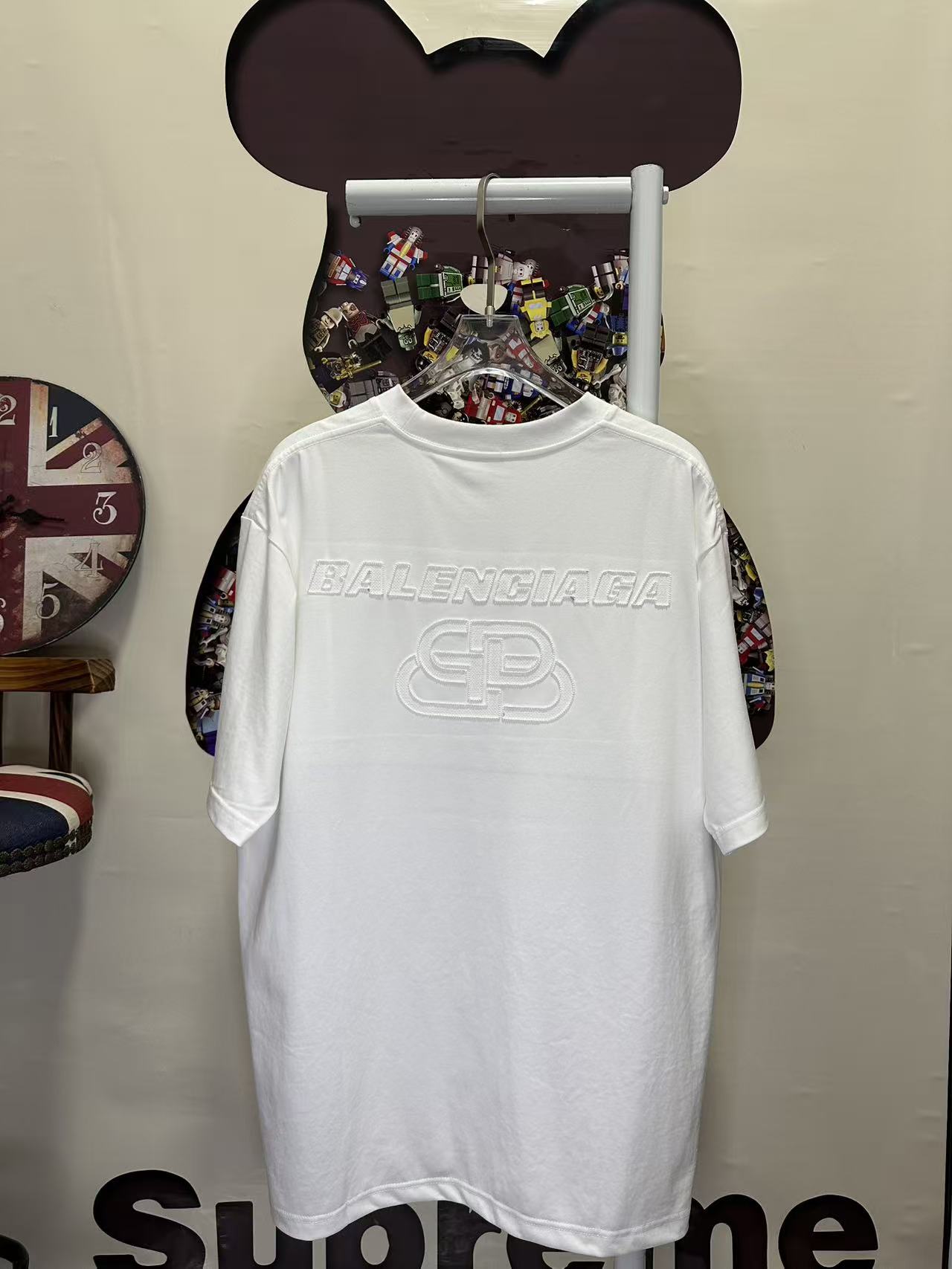 Balenciaga 原單 男款BB立體Logo短袖T恤 極簡潮流款| 14 Balenciaga 原單 男款BB立體Logo短袖T恤 極簡潮流款