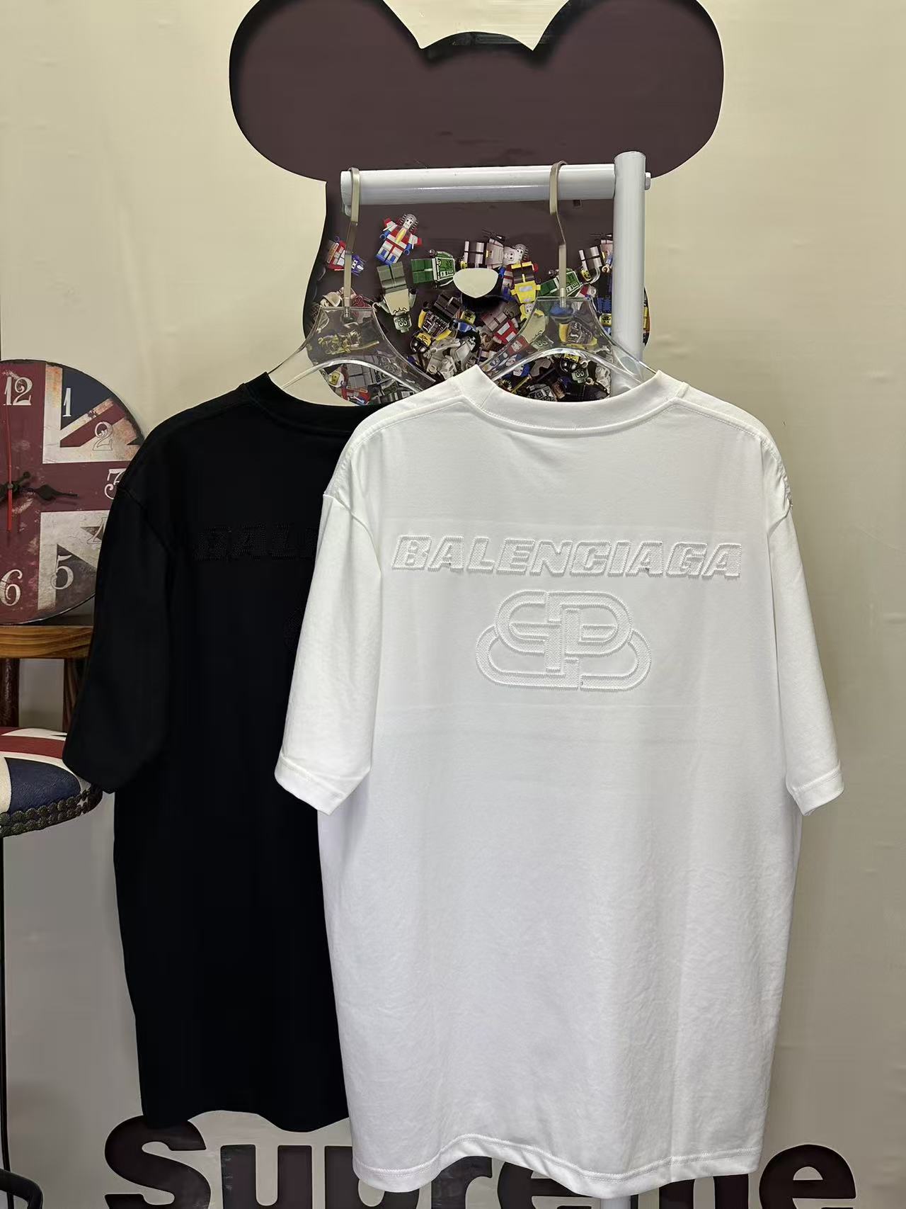 Balenciaga 原單 男款BB立體Logo短袖T恤 極簡潮流款| 13 Balenciaga 原單 男款BB立體Logo短袖T恤 極簡潮流款