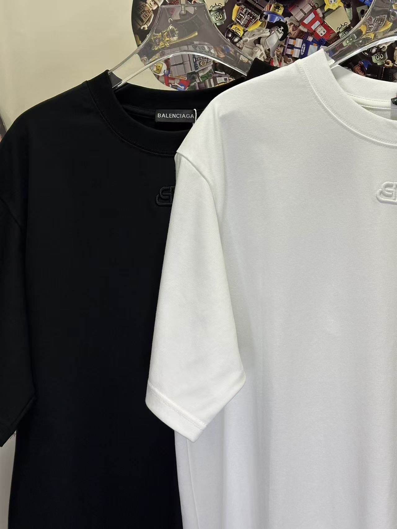 Balenciaga 原單 男款BB立體Logo短袖T恤 極簡潮流款| 9 Balenciaga 原單 男款BB立體Logo短袖T恤 極簡潮流款