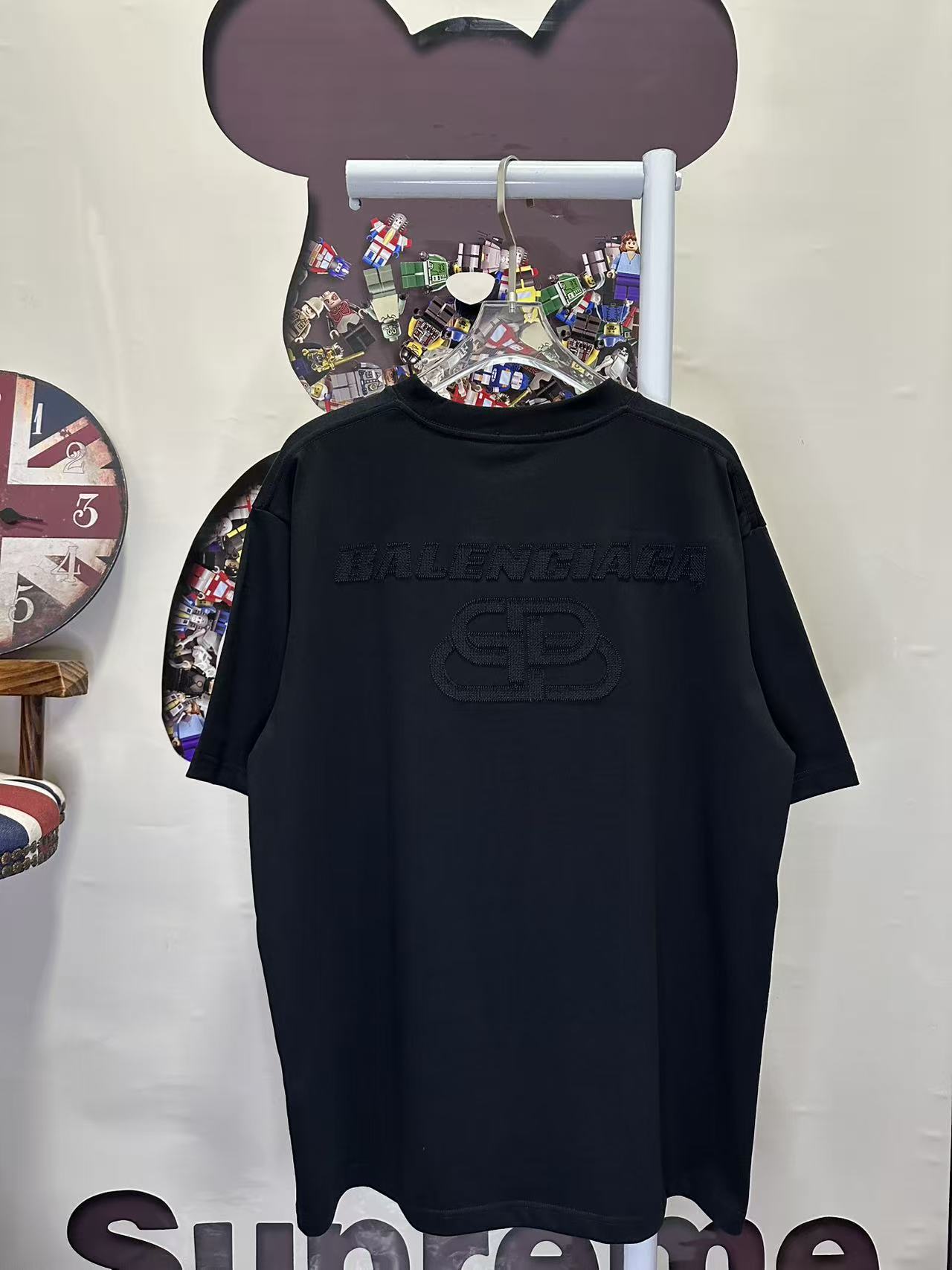 Balenciaga A貨 男款BB立體Logo短袖T恤 極簡休閒款| 14 Balenciaga A貨 男款BB立體Logo短袖T恤 極簡休閒款