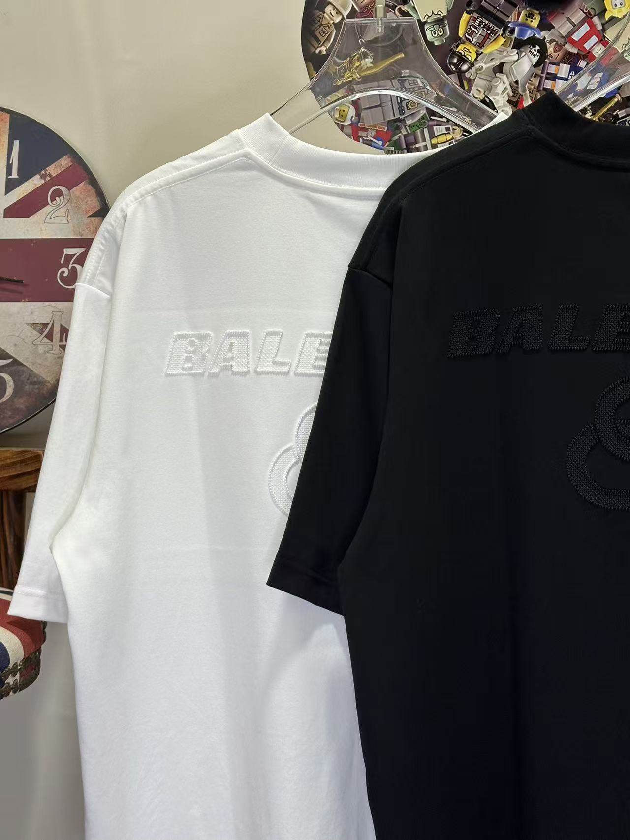 Balenciaga A貨 男款BB立體Logo短袖T恤 極簡休閒款| 11 Balenciaga A貨 男款BB立體Logo短袖T恤 極簡休閒款