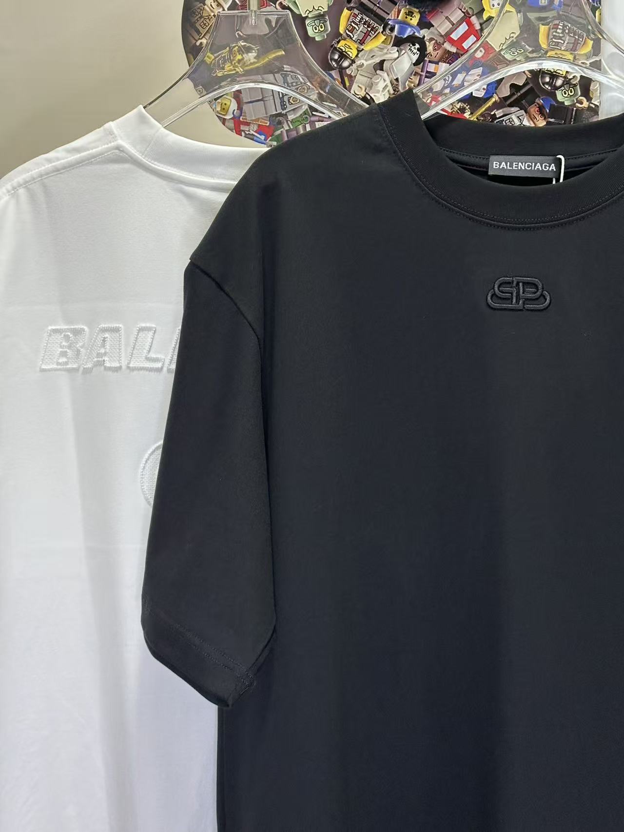 Balenciaga A貨 男款BB立體Logo短袖T恤 極簡休閒款| 9 Balenciaga A貨 男款BB立體Logo短袖T恤 極簡休閒款