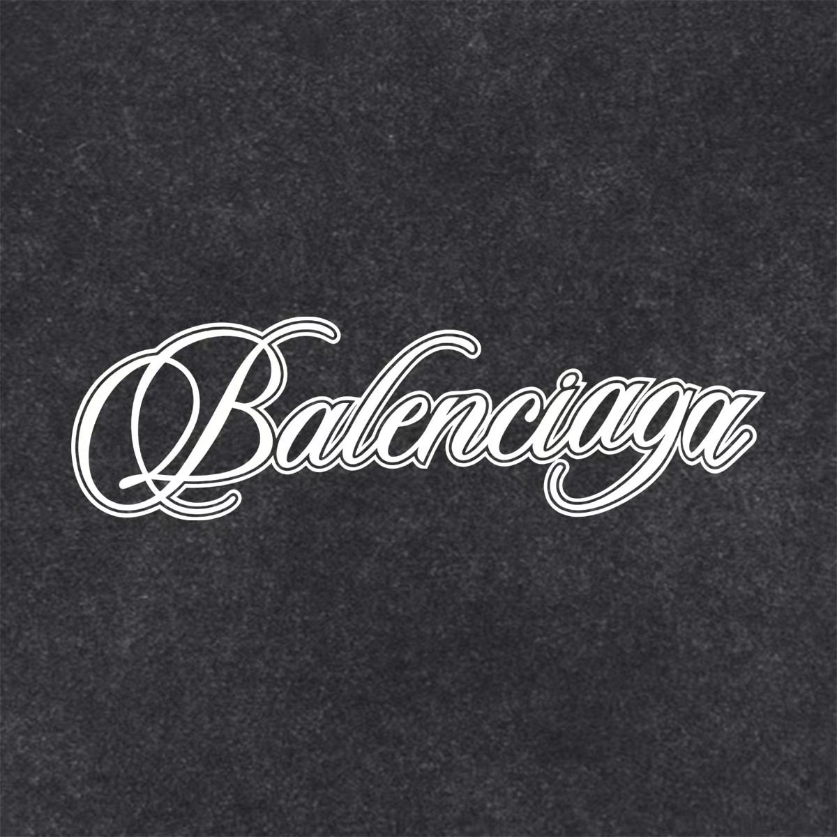 Balenciaga 原單 男款復古水洗手寫字母短袖T恤 潮流寬鬆設計| 13 Balenciaga 原單 男款復古水洗手寫字母短袖T恤 潮流寬鬆設計