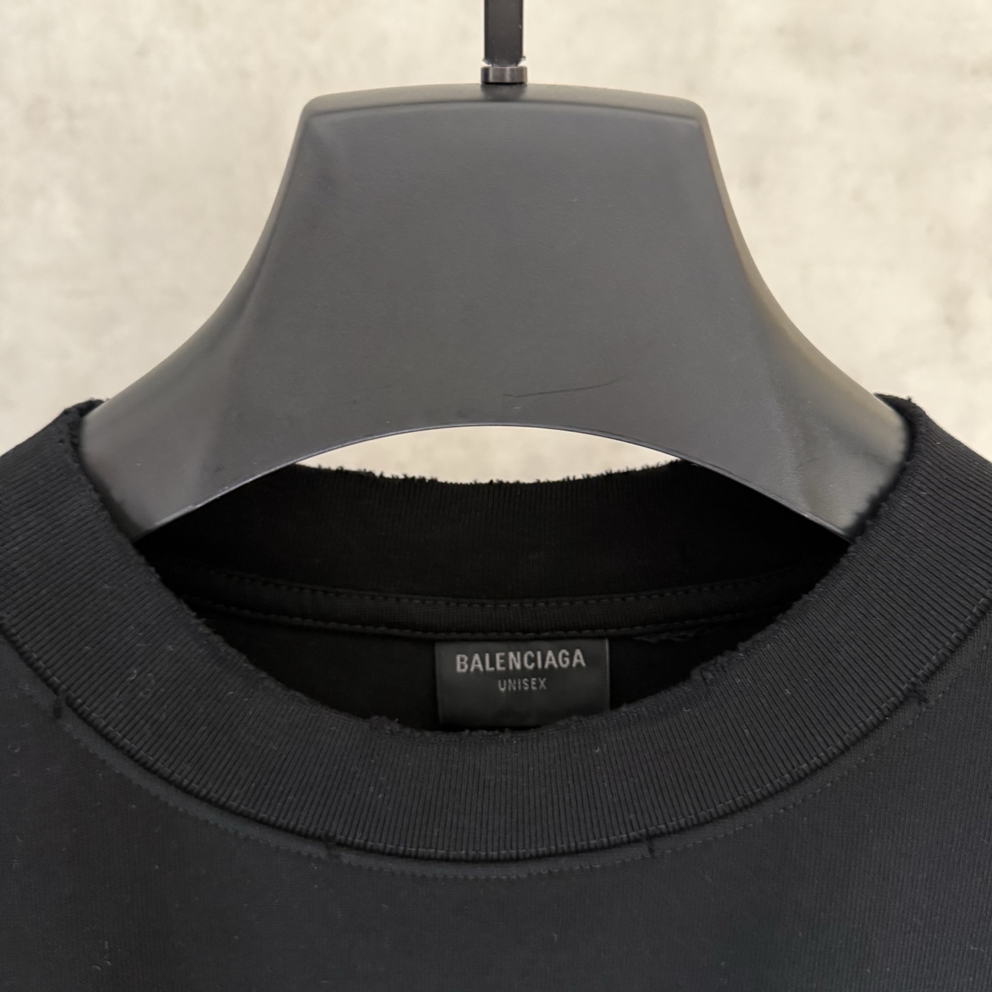 Balenciaga 原單 BB刺繡Logo短袖T恤 黑色潮流寬鬆上衣| 11 Balenciaga 原單 BB刺繡Logo短袖T恤 黑色潮流寬鬆上衣