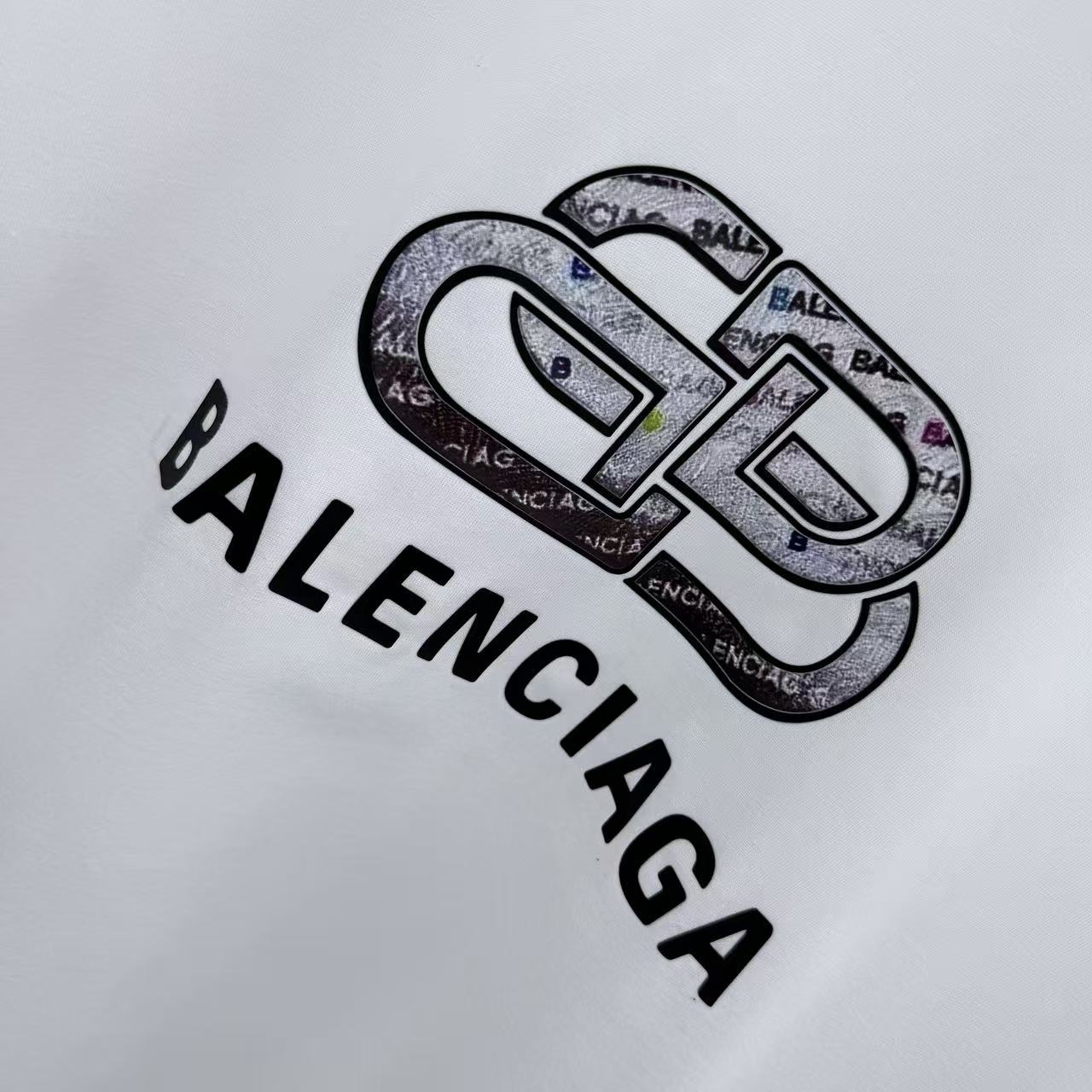Balenciaga 高仿 BB印花Logo短袖T恤 綠色潮流寬鬆上衣| 8 Balenciaga 高仿 BB印花Logo短袖T恤 綠色潮流寬鬆上衣