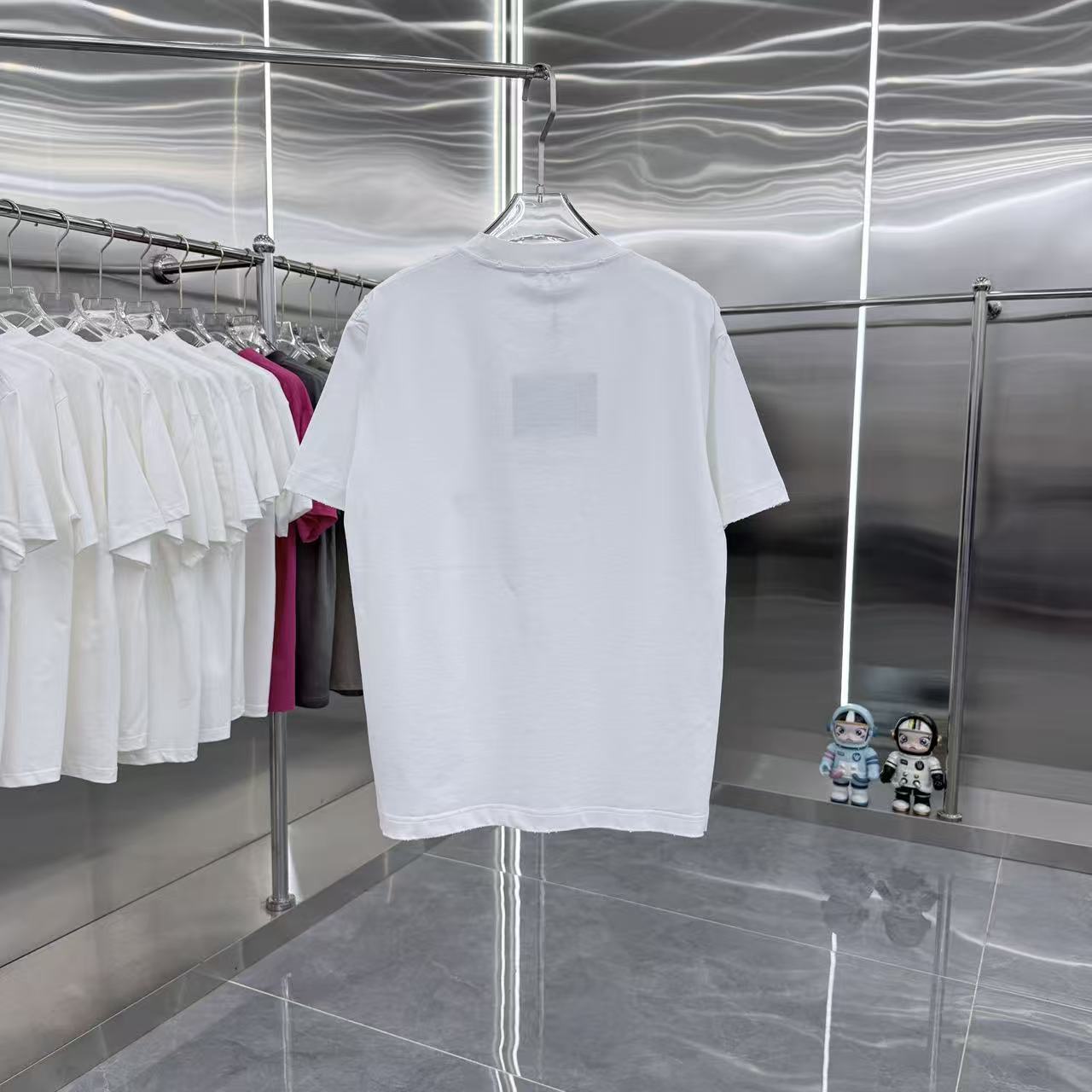 Balenciaga 高仿 BB印花Logo短袖T恤 綠色潮流寬鬆上衣| 13 Balenciaga 高仿 BB印花Logo短袖T恤 綠色潮流寬鬆上衣