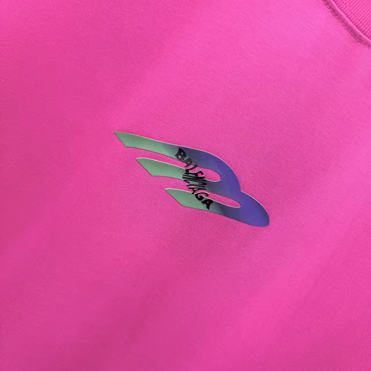 Balenciaga 原單 男款 彩色Logo短袖T恤 玫紅亮色街頭風| 9 Balenciaga 原單 男款 彩色Logo短袖T恤 玫紅亮色街頭風