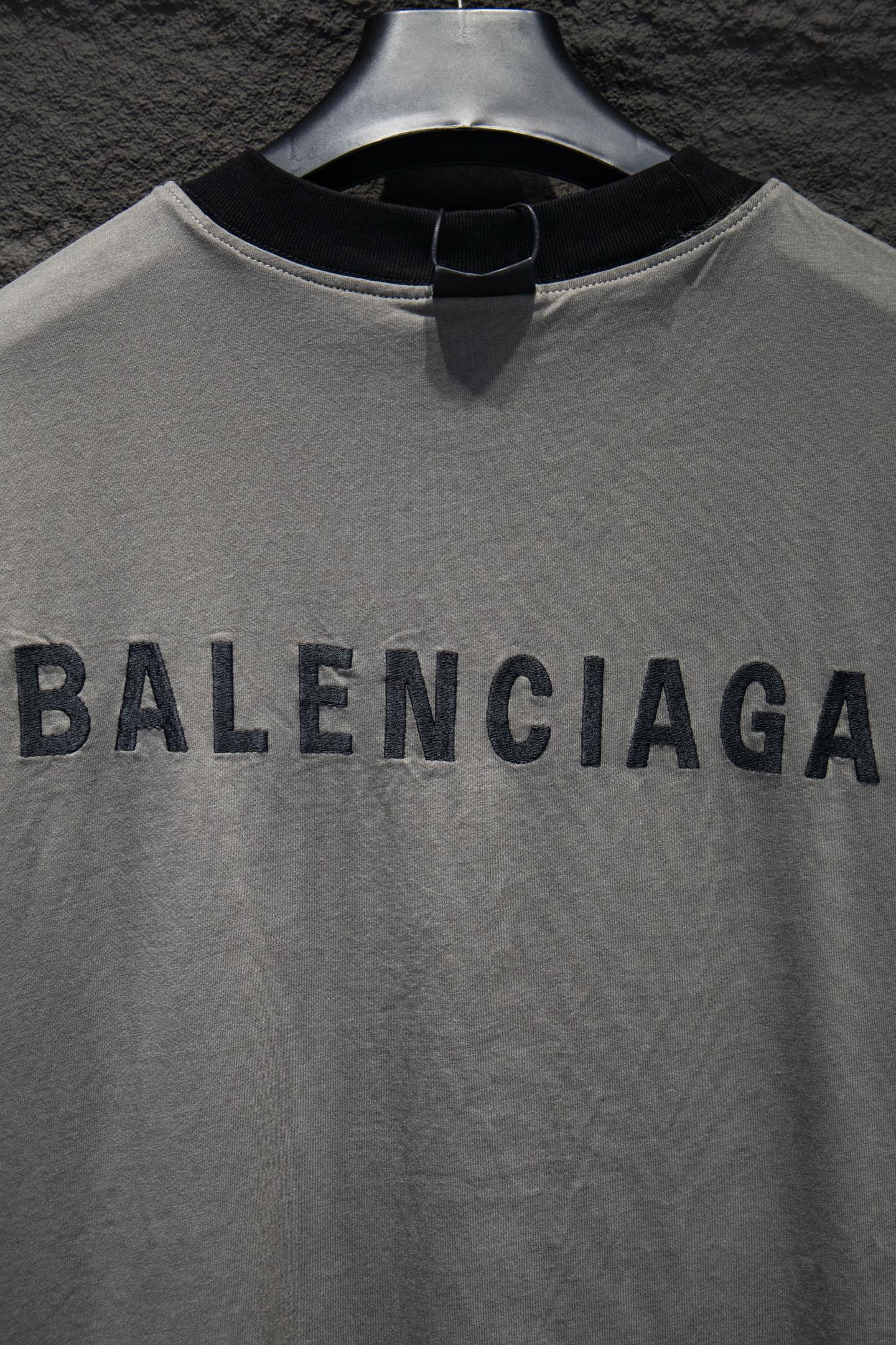 Balenciaga 原單 男款 極簡素面短袖T恤 寬鬆百搭休閒款| 11 Balenciaga 原單 男款 極簡素面短袖T恤 寬鬆百搭休閒款