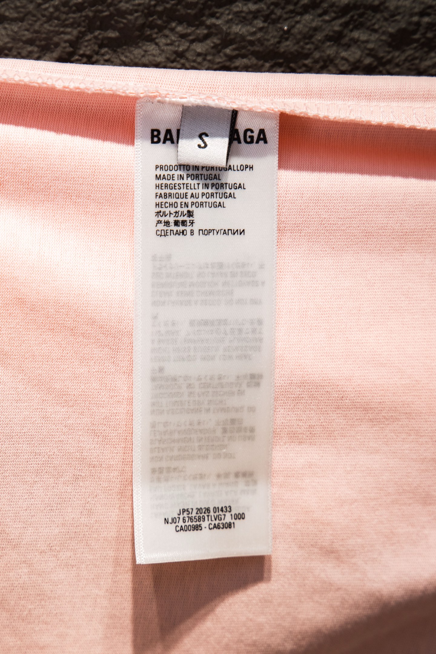 Balenciaga 高仿 男款 水鑽Logo短袖T恤 粉色潮流時尚款| 7 Balenciaga 高仿 男款 水鑽Logo短袖T恤 粉色潮流時尚款