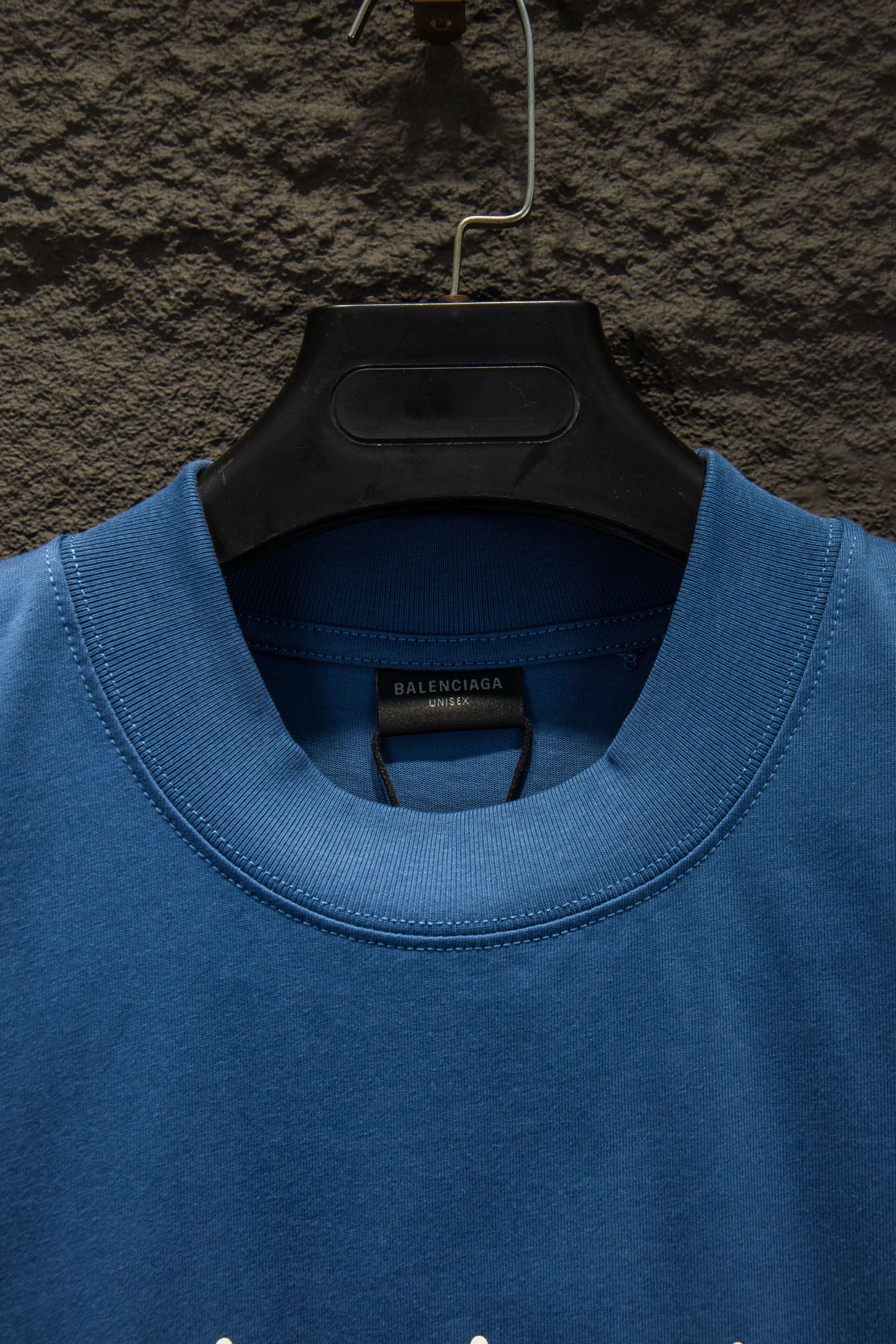 Balenciaga 原單 男款 五角星印花短袖T恤 藍色寬鬆版型 潮流街頭風| 13 Balenciaga 原單 男款 五角星印花短袖T恤 藍色寬鬆版型 潮流街頭風