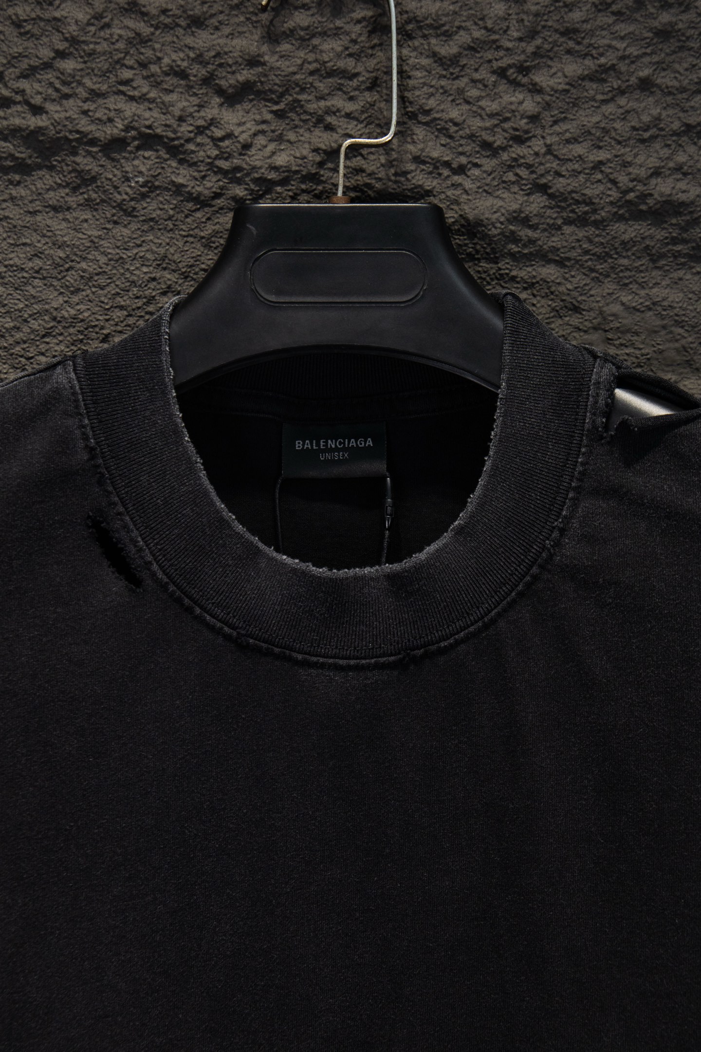 Balenciaga 原單 男款 BB Logo短袖T恤 黑色寬鬆版型 潮流街頭百搭款| 13 Balenciaga 原單 男款 BB Logo短袖T恤 黑色寬鬆版型 潮流街頭百搭款
