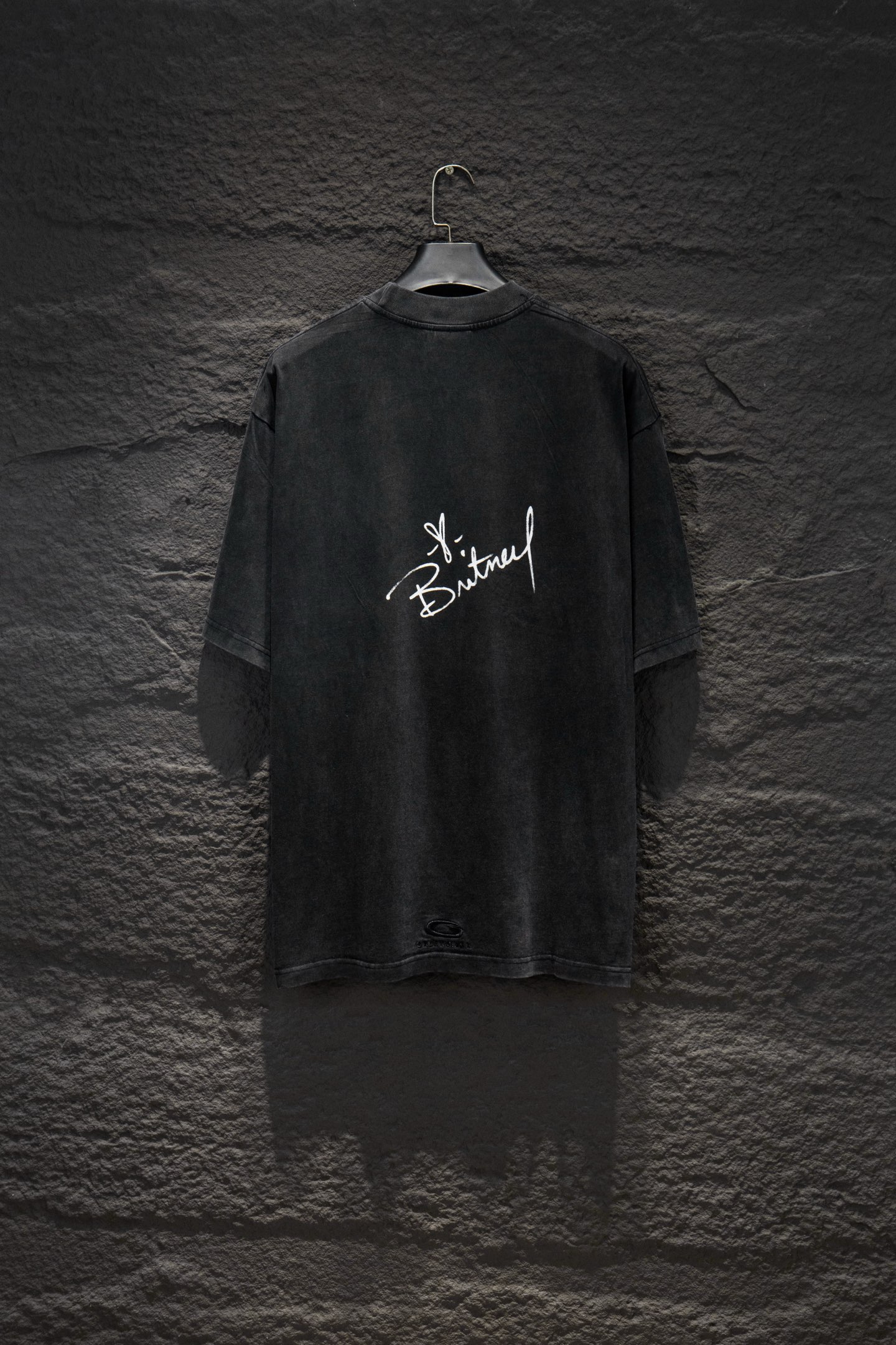 Balenciaga 高仿 男款 BB字母Logo短袖T恤 黑色寬鬆街頭潮流款| 14 Balenciaga 高仿 男款 BB字母Logo短袖T恤 黑色寬鬆街頭潮流款
