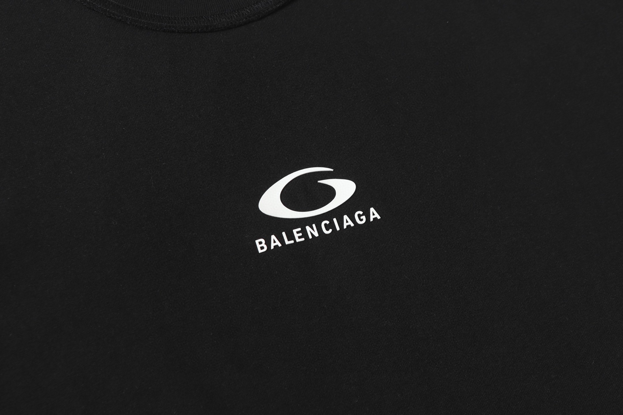 Balenciaga A貨 男款 印花短袖T恤 黑色寬鬆版型 潮流街頭風| 13 Balenciaga A貨 男款 印花短袖T恤 黑色寬鬆版型 潮流街頭風
