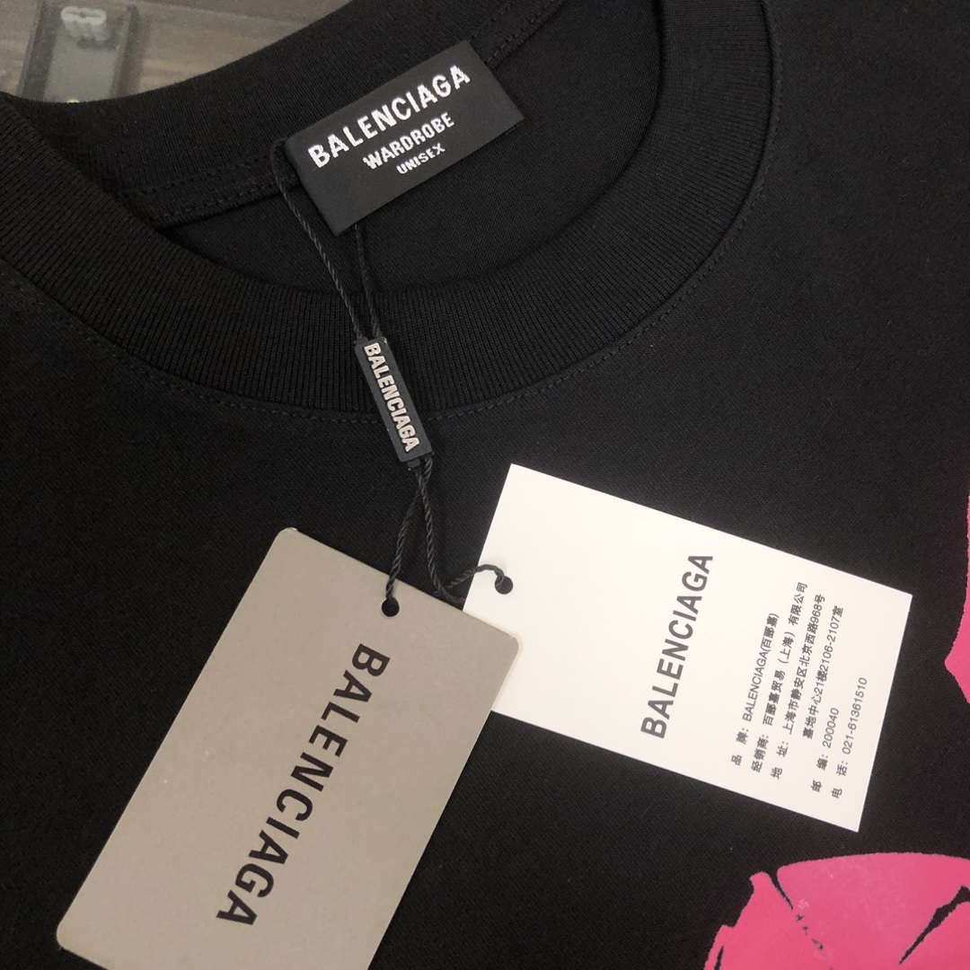 Balenciaga 高仿 男款潮流印花短袖T恤 百搭休閒款| 15 Balenciaga 高仿 男款潮流印花短袖T恤 百搭休閒款