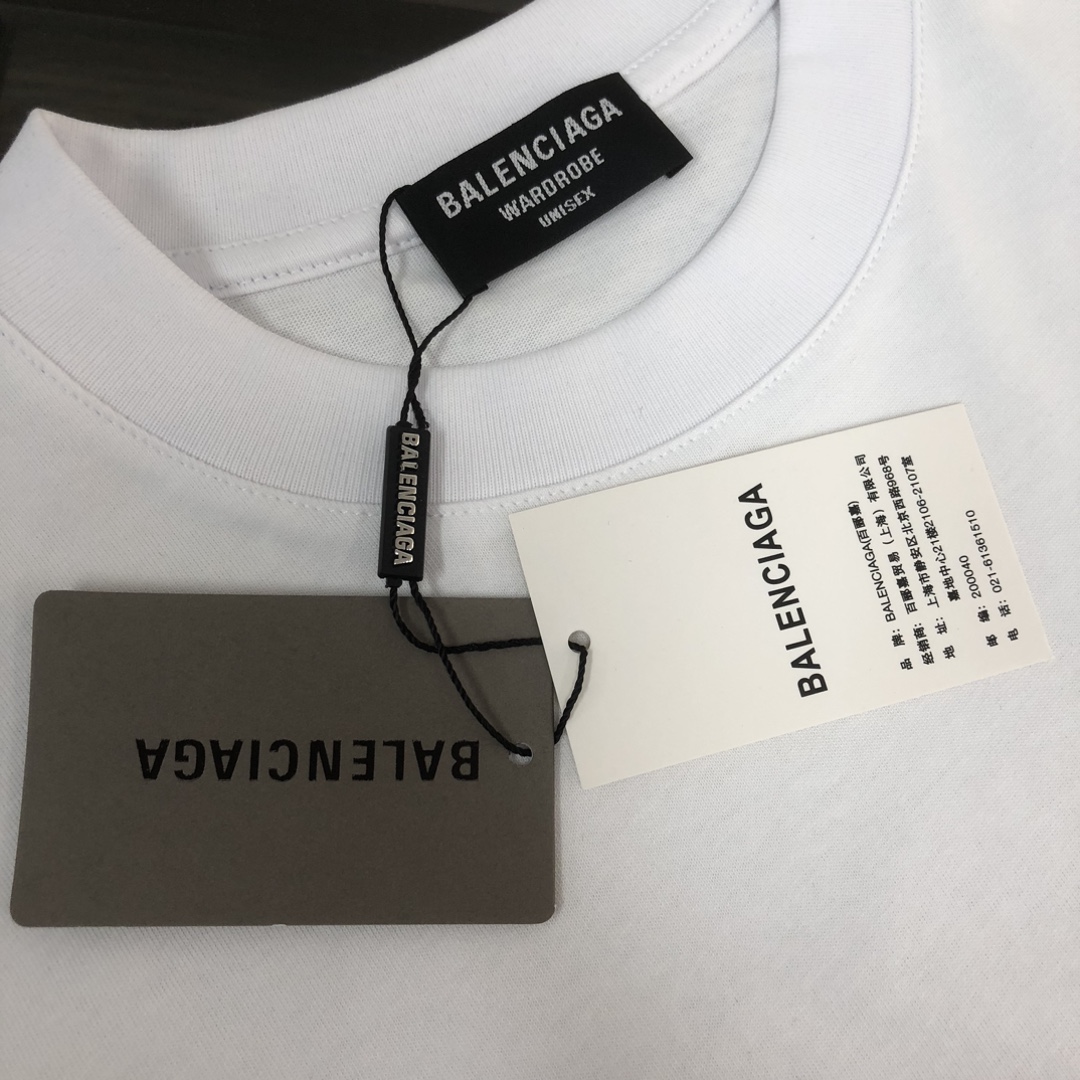 Balenciaga 高仿 男款潮流印花短袖T恤 百搭休閒款| 12 Balenciaga 高仿 男款潮流印花短袖T恤 百搭休閒款