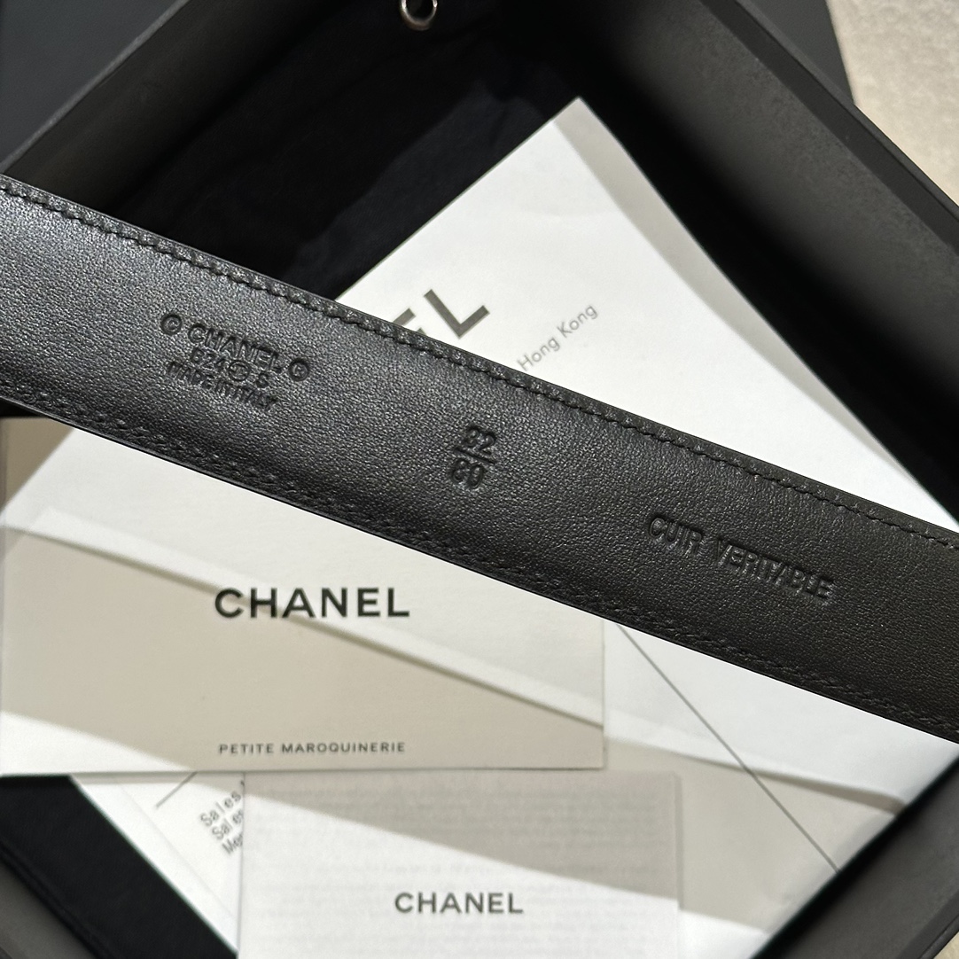 Chanel 高仿 菱格鏈條雙C扣皮帶 經典小香風女士腰帶時尚百搭款| 9 Chanel 高仿 菱格鏈條雙C扣皮帶 經典小香風女士腰帶時尚百搭款