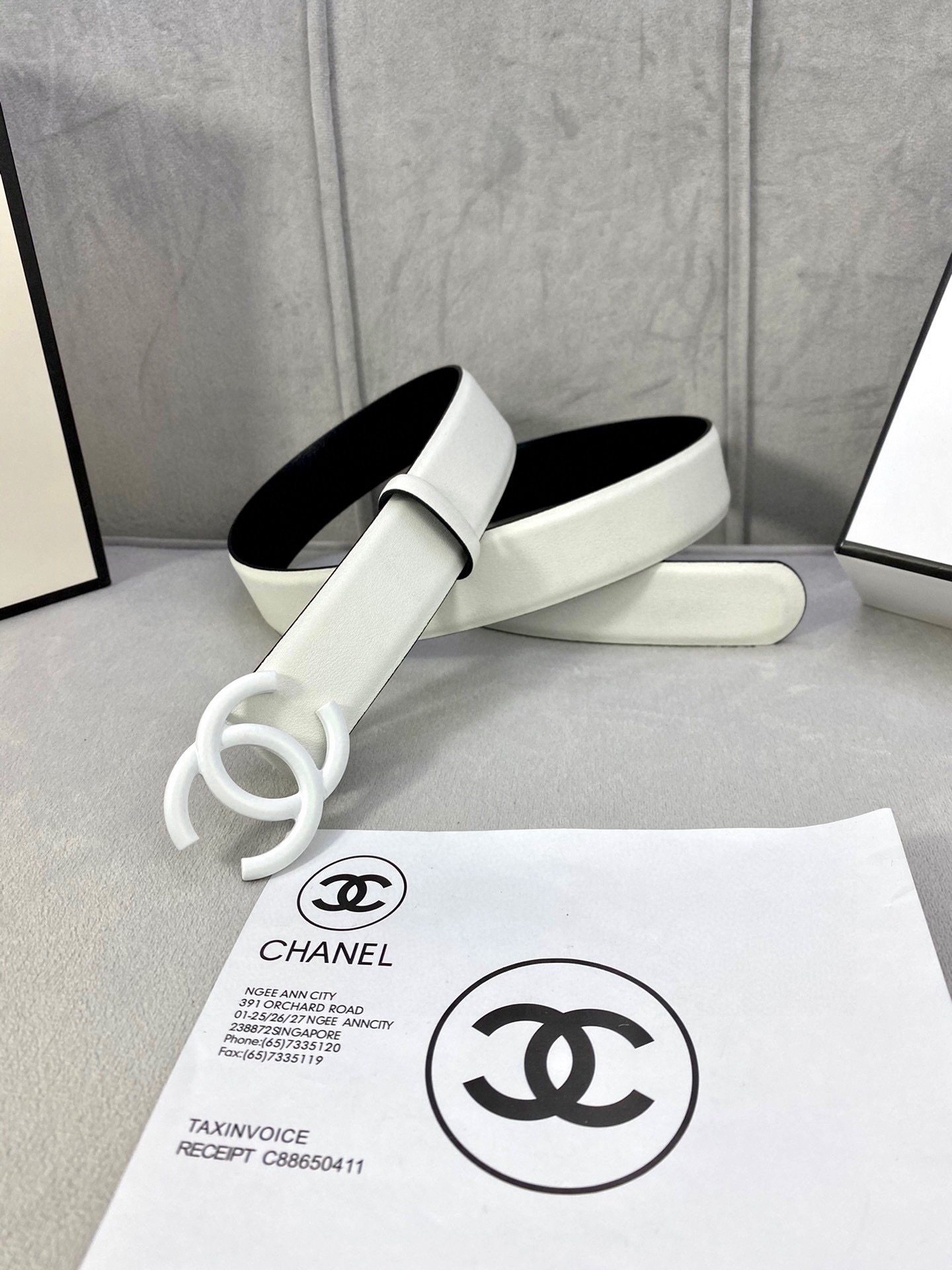 Chanel 高仿 白色雙C扣皮帶 女士百搭腰帶| 13 Chanel 高仿 白色雙C扣皮帶 女士百搭腰帶