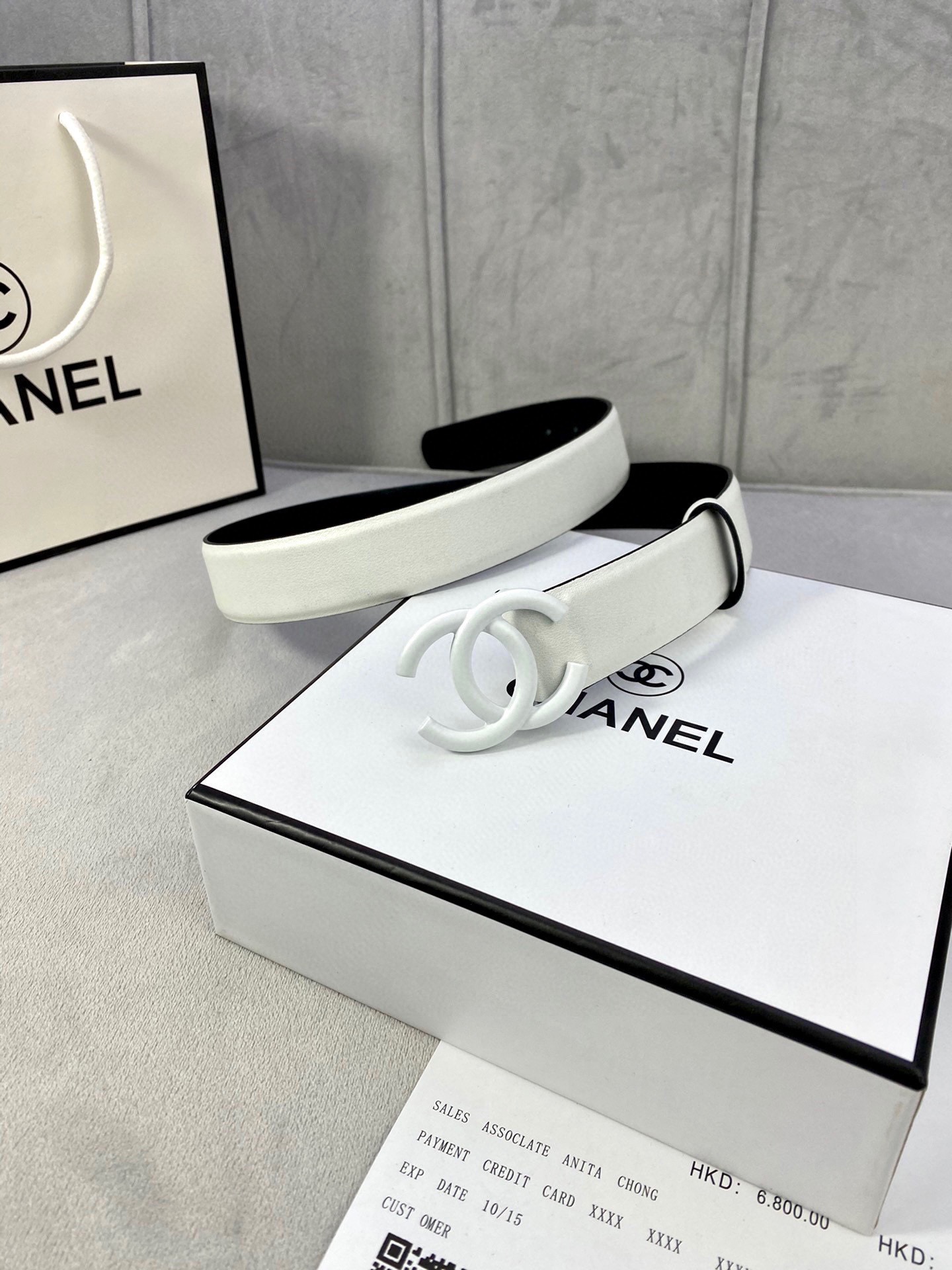 Chanel 高仿 白色雙C扣皮帶 女士百搭腰帶| 7 Chanel 高仿 白色雙C扣皮帶 女士百搭腰帶