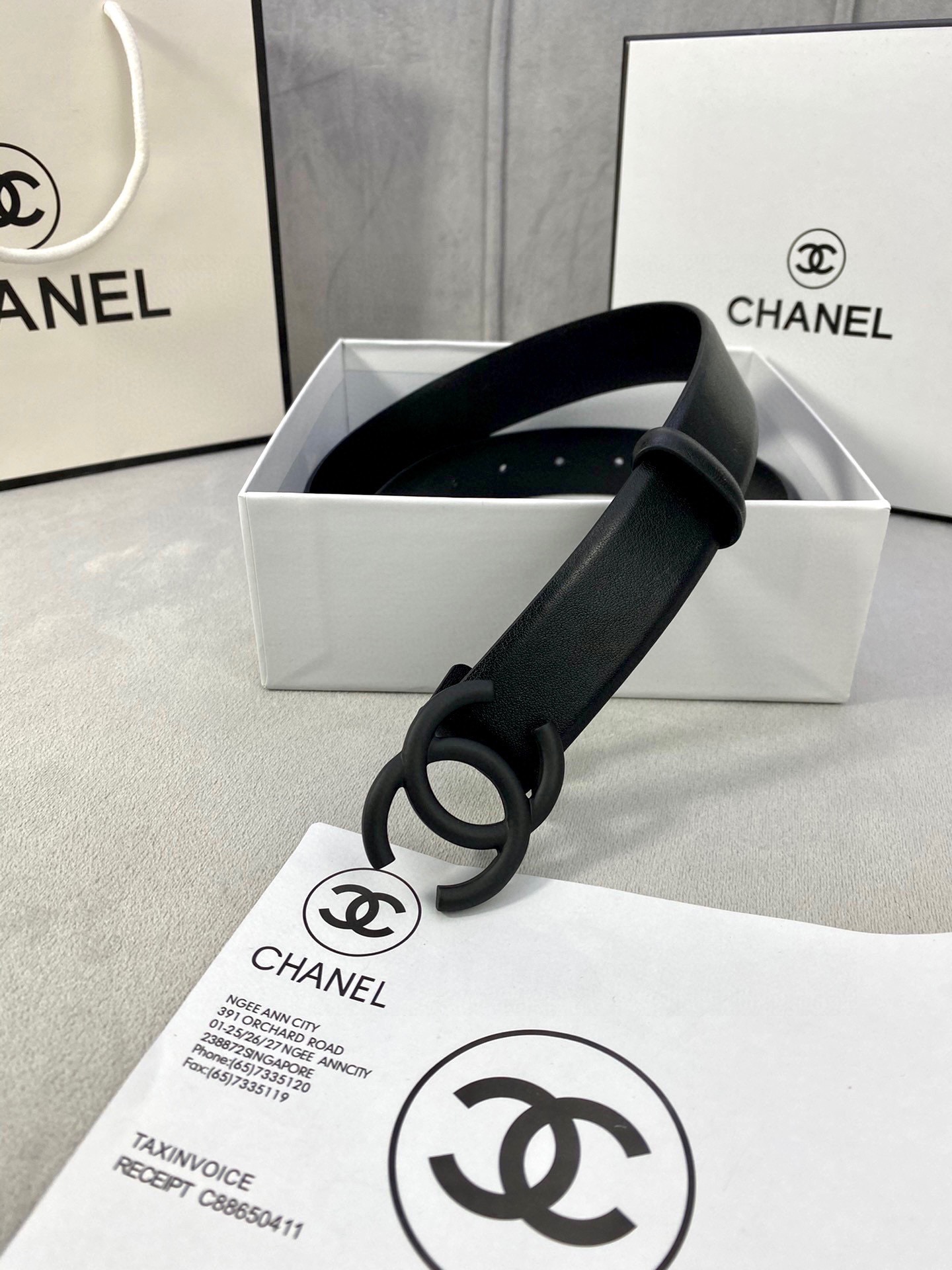 Chanel 原單 黑色雙C扣皮帶 小香風女士腰帶| 9 Chanel 原單 黑色雙C扣皮帶 小香風女士腰帶