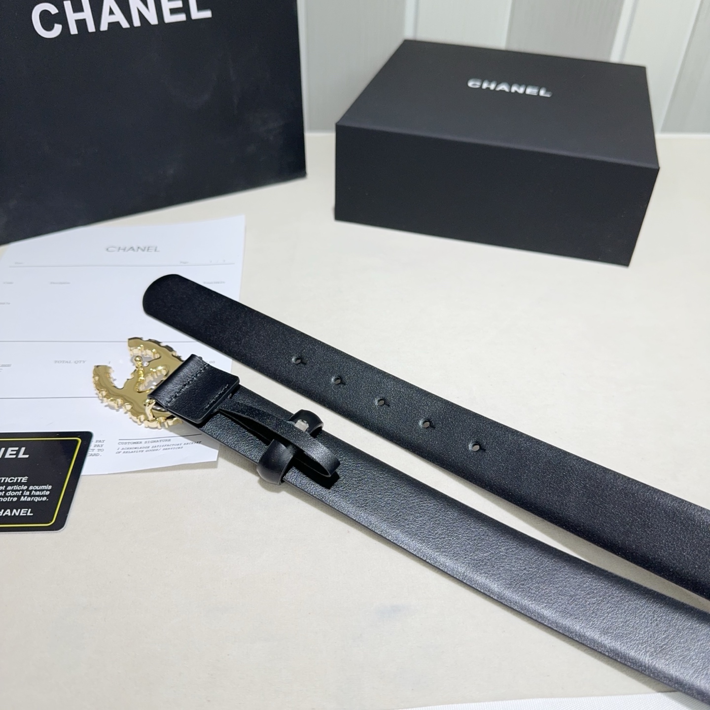 Chanel珍珠水鑽雙C扣女士皮帶 一比一小香風時尚腰帶| 8 Chanel珍珠水鑽雙C扣女士皮帶 一比一小香風時尚腰帶