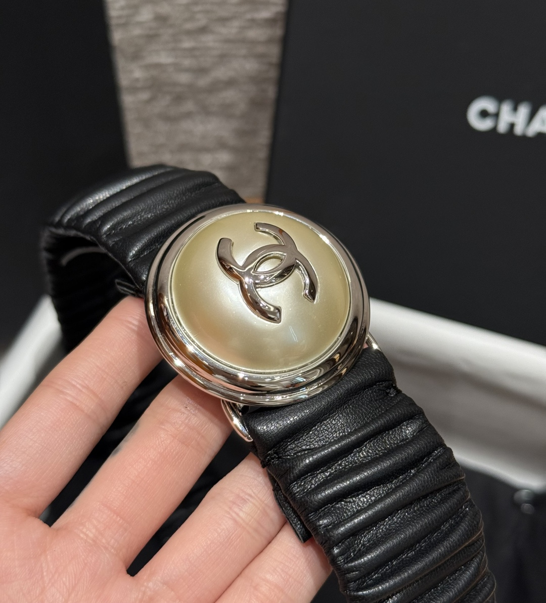 CHANEL 原單 女款 彈力雙C皮帶 經典高級感設計腰帶| 10 CHANEL 原單 女款 彈力雙C皮帶 經典高級感設計腰帶