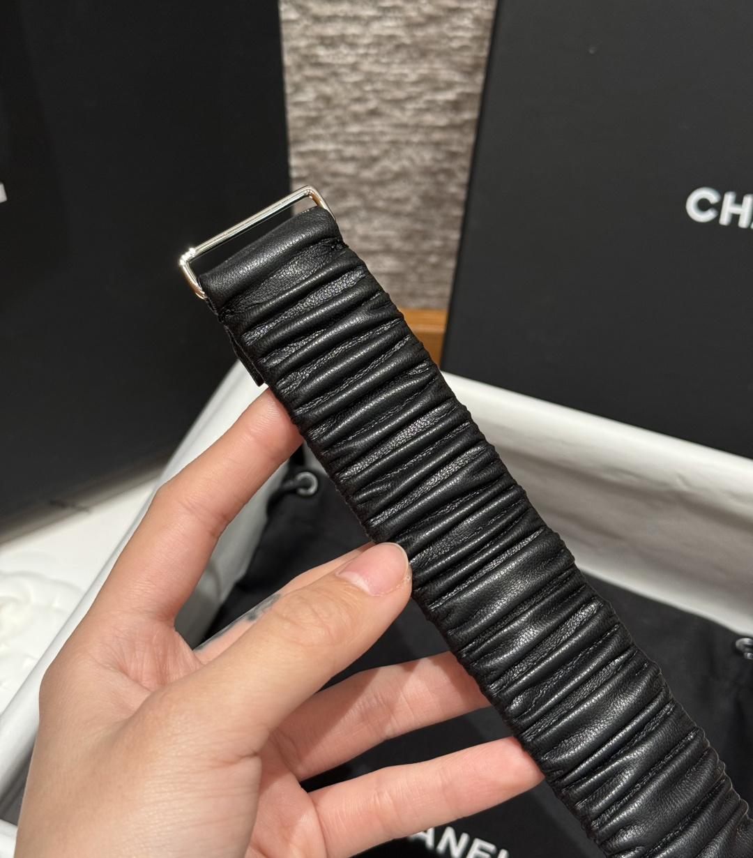 CHANEL 原單 女款 彈力雙C皮帶 經典高級感設計腰帶| 7 CHANEL 原單 女款 彈力雙C皮帶 經典高級感設計腰帶