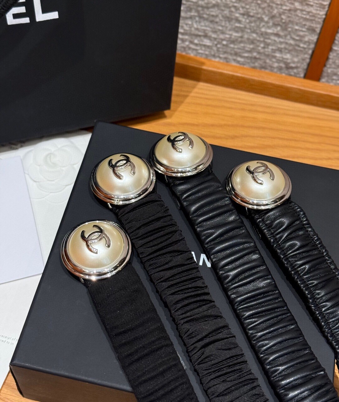CHANEL A貨 女款 雙C彈力皮帶 經典百搭精品腰帶| 6 CHANEL A貨 女款 雙C彈力皮帶 經典百搭精品腰帶