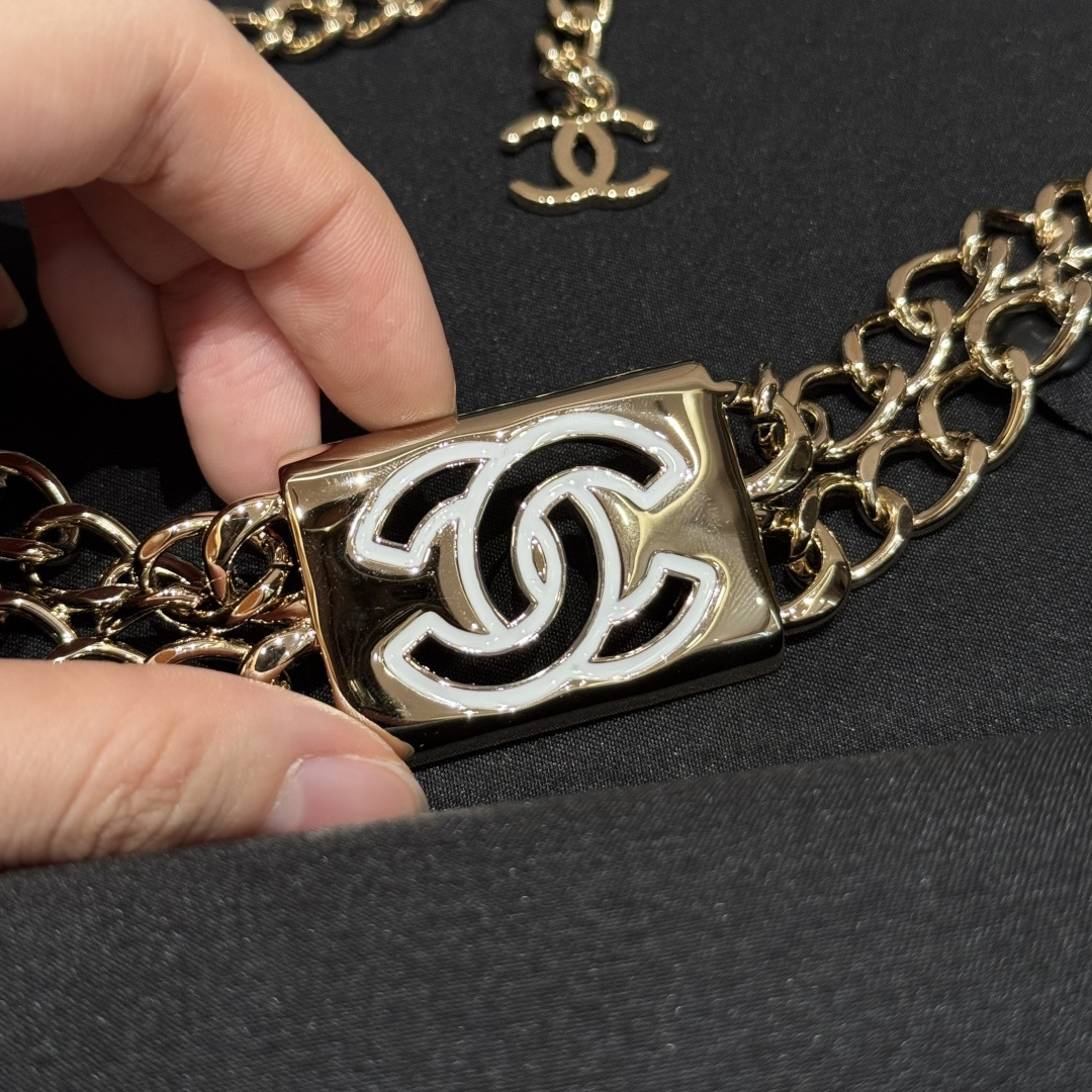 CHANEL 高仿 女款 雙C鏈條腰鏈 時尚精品配件| 13 CHANEL 高仿 女款 雙C鏈條腰鏈 時尚精品配件