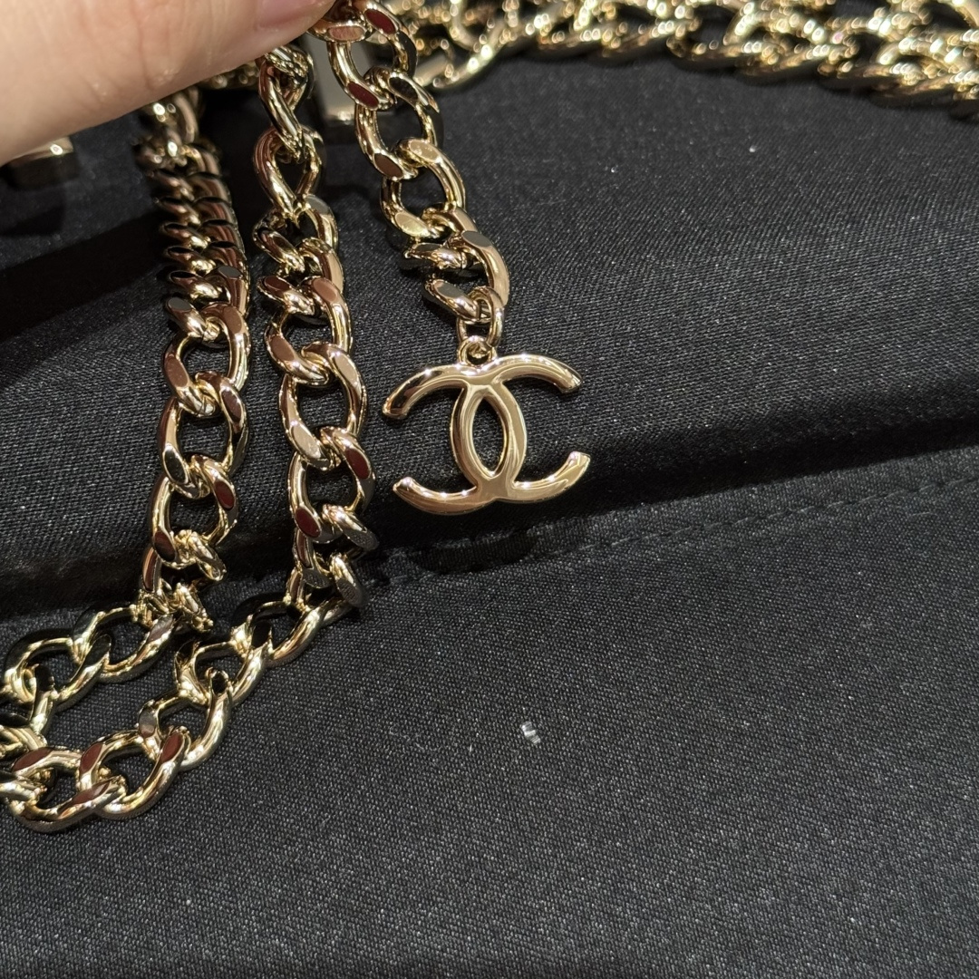 CHANEL 高仿 女款 雙C鏈條腰鏈 時尚精品配件| 11 CHANEL 高仿 女款 雙C鏈條腰鏈 時尚精品配件