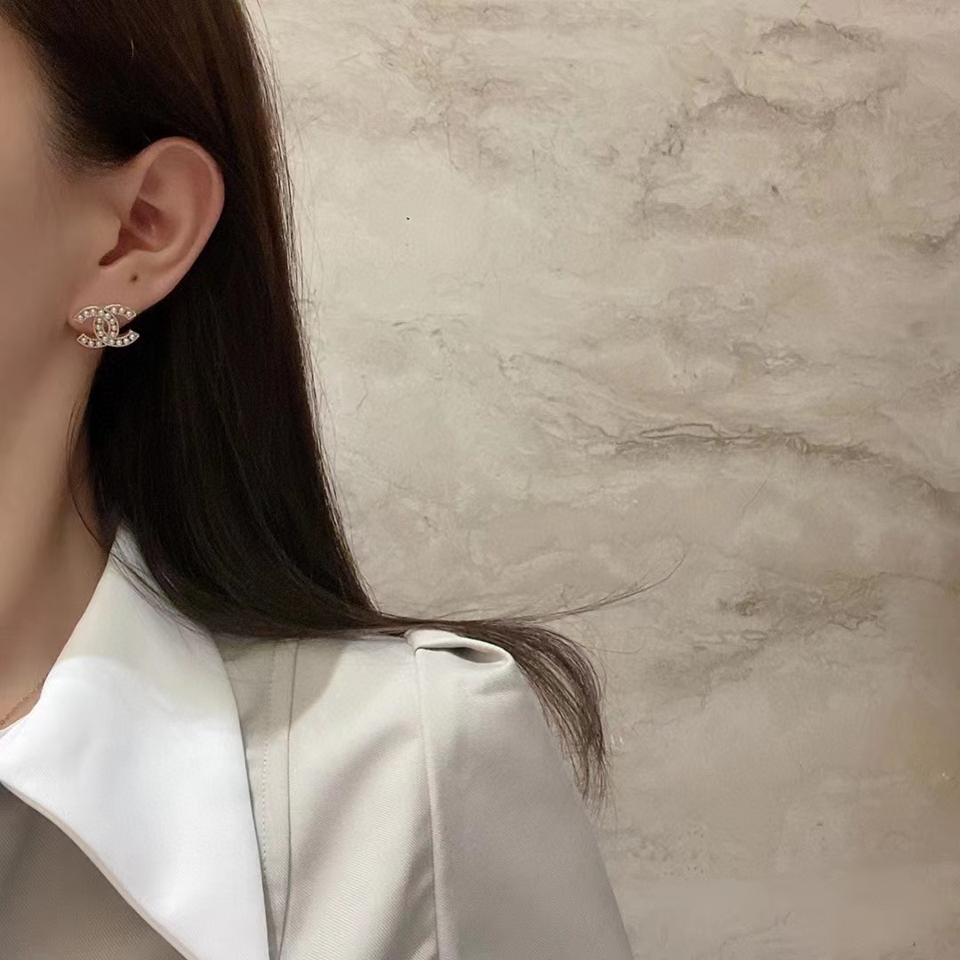 Chanel 原單 女款彩寶拼接耳環 復古華麗設計時尚款| 14 Chanel 原單 女款彩寶拼接耳環 復古華麗設計時尚款