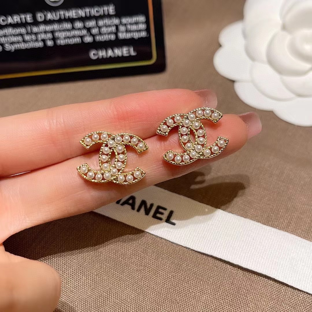Chanel 原單 女款彩寶拼接耳環 復古華麗設計時尚款| 12 Chanel 原單 女款彩寶拼接耳環 復古華麗設計時尚款