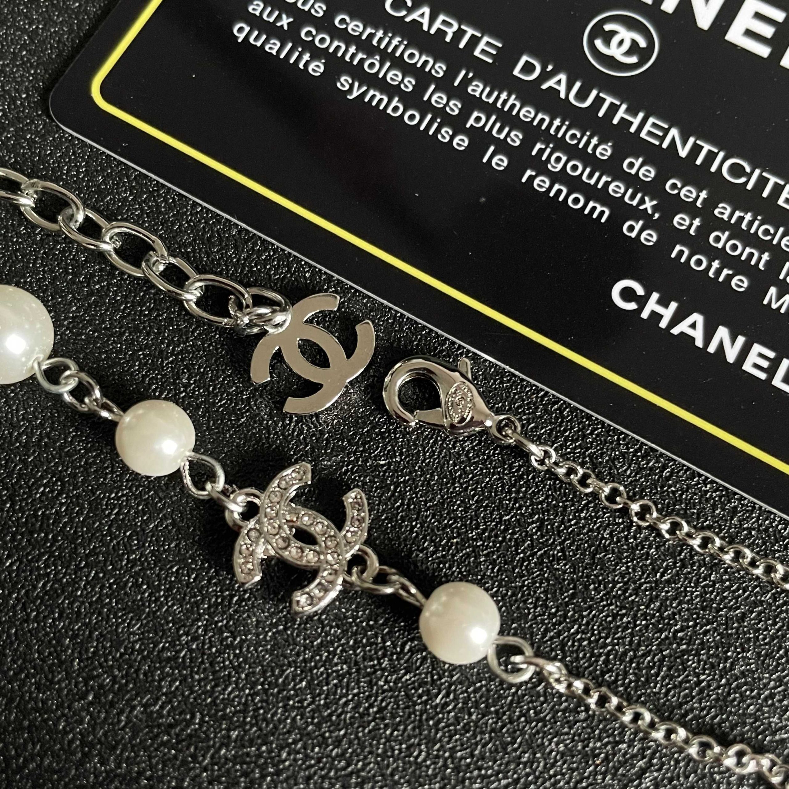 Chanel 一比一 女款 珍珠項鍊 雙C鎖骨鏈 優雅氣質款| 8 Chanel 一比一 女款 珍珠項鍊 雙C鎖骨鏈 優雅氣質款