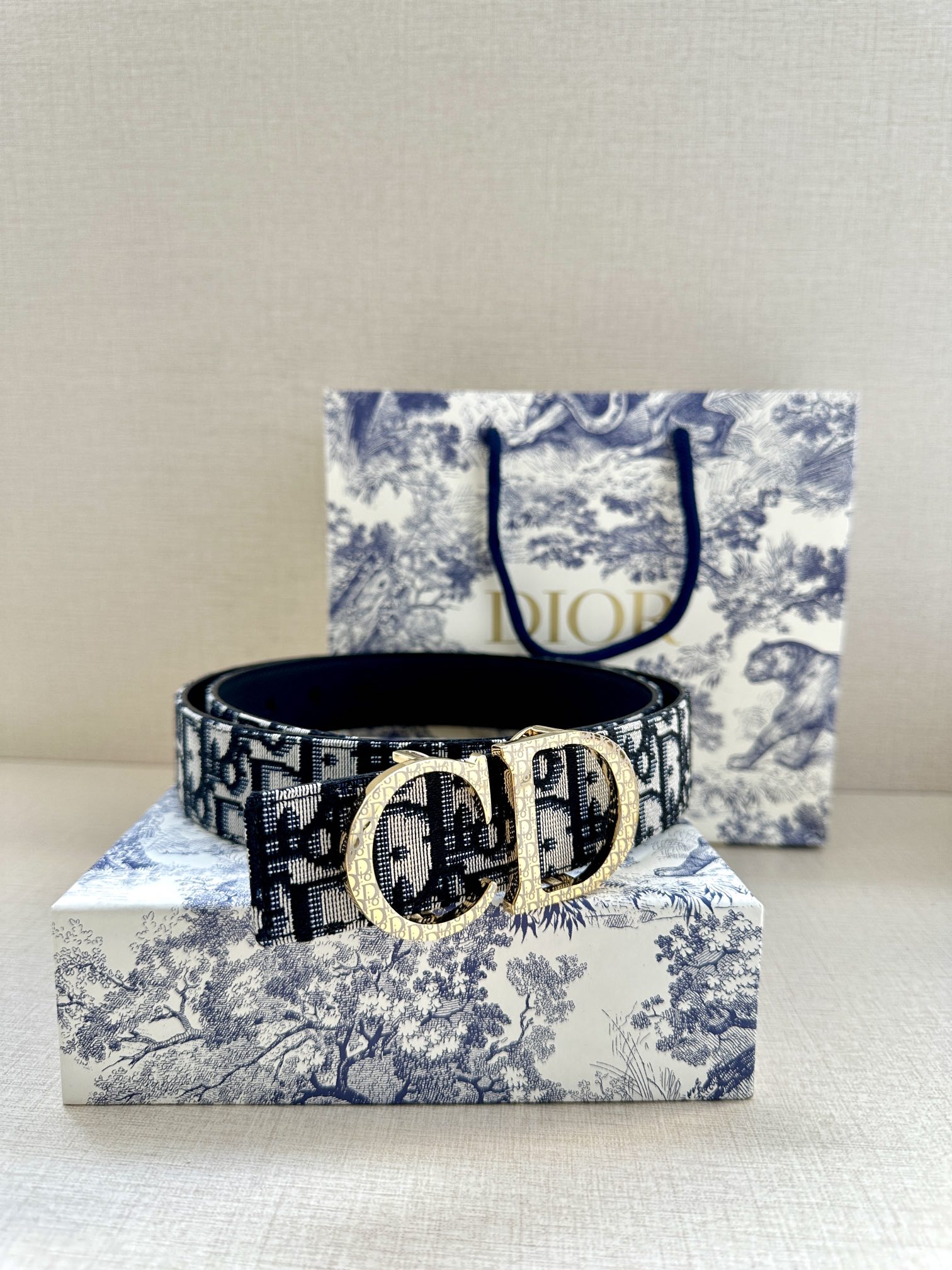 Dior 一比一 男款 CD Oblique老花皮帶 黑色扣 精品潮流腰帶| 11 Dior 一比一 男款 CD Oblique老花皮帶 黑色扣 精品潮流腰帶
