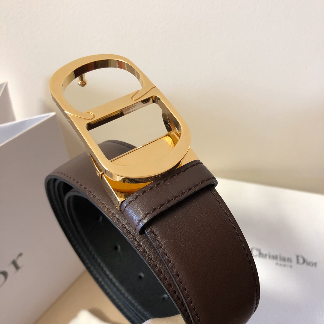Dior 原單 男款 Oblique老花帆布皮帶 銀色CD扣 精品百搭腰帶| 14 Dior 原單 男款 Oblique老花帆布皮帶 銀色CD扣 精品百搭腰帶