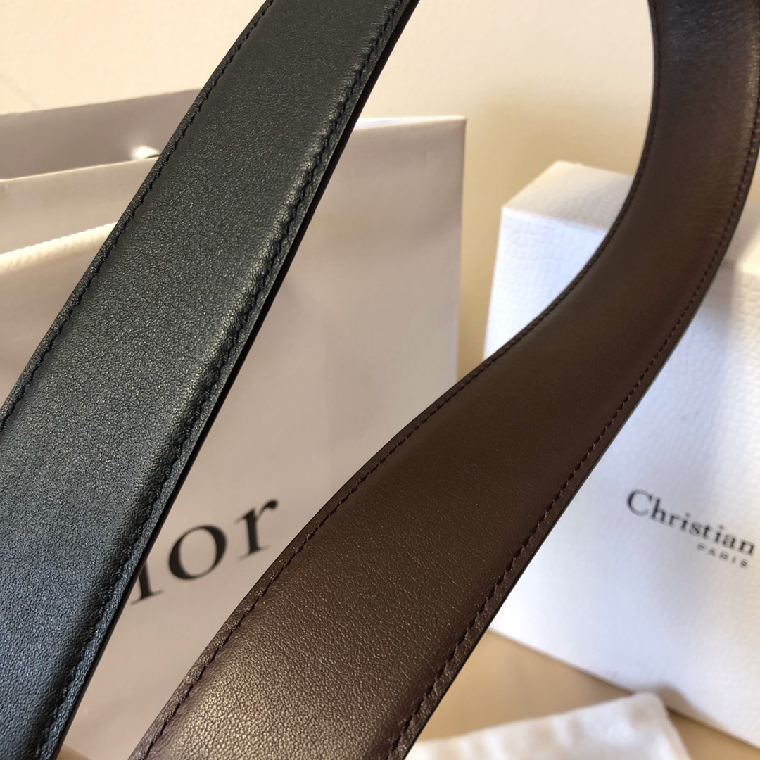 Dior 原單 男款 Oblique老花帆布皮帶 銀色CD扣 精品百搭腰帶| 9 Dior 原單 男款 Oblique老花帆布皮帶 銀色CD扣 精品百搭腰帶