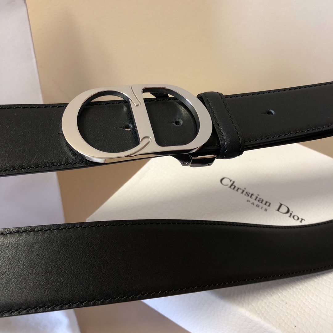 Dior 高仿 男款 Oblique老花帆布皮帶 黑色CD扣 潮流百搭款| 12 Dior 高仿 男款 Oblique老花帆布皮帶 黑色CD扣 潮流百搭款