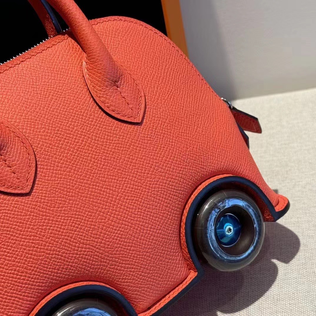 Hermes 高仿 女款 小汽車造型手提包 橘色可愛款| 10 Hermes 高仿 女款 小汽車造型手提包 橘色可愛款
