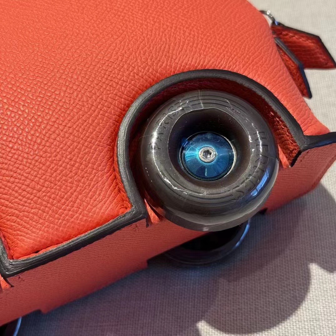 Hermes 高仿 女款 小汽車造型手提包 橘色可愛款| 9 Hermes 高仿 女款 小汽車造型手提包 橘色可愛款