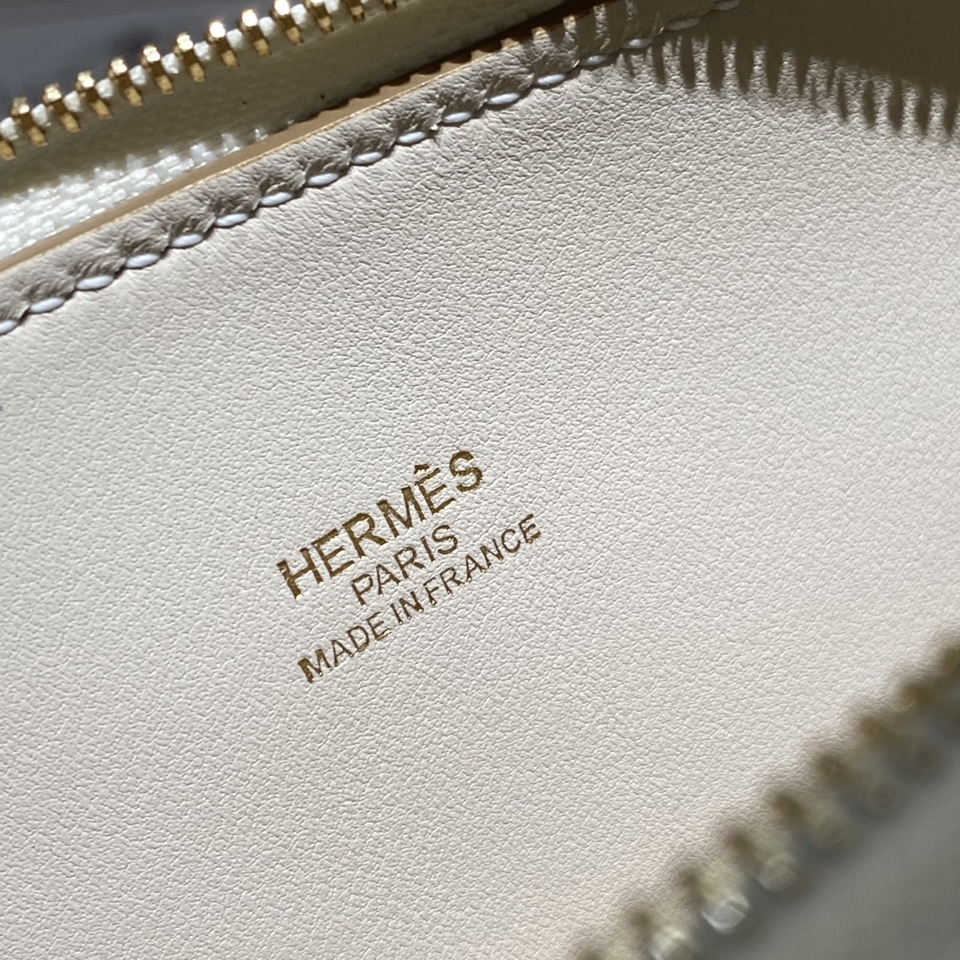 Hermes 一比一 女款 Bolide 手提包 奶油白簡約輕奢款| 9 Hermes 一比一 女款 Bolide 手提包 奶油白簡約輕奢款