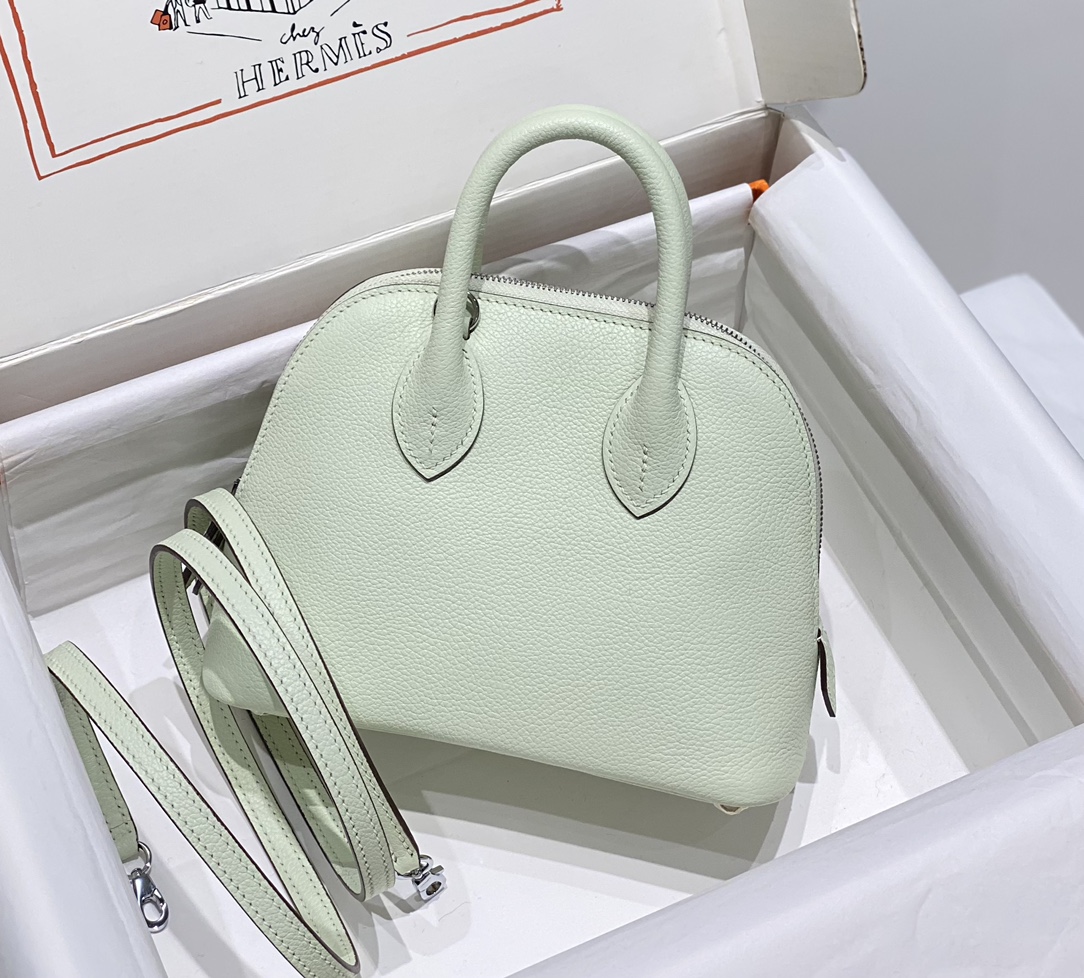 Hermes 一比一 女款 Bolide 手提包 薄荷綠清新款| 14 Hermes 一比一 女款 Bolide 手提包 薄荷綠清新款