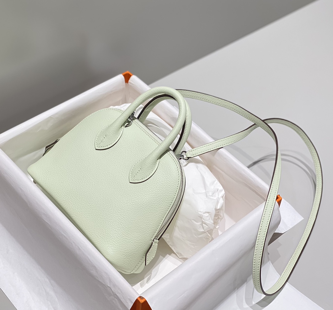 Hermes 一比一 女款 Bolide 手提包 薄荷綠清新款| 13 Hermes 一比一 女款 Bolide 手提包 薄荷綠清新款