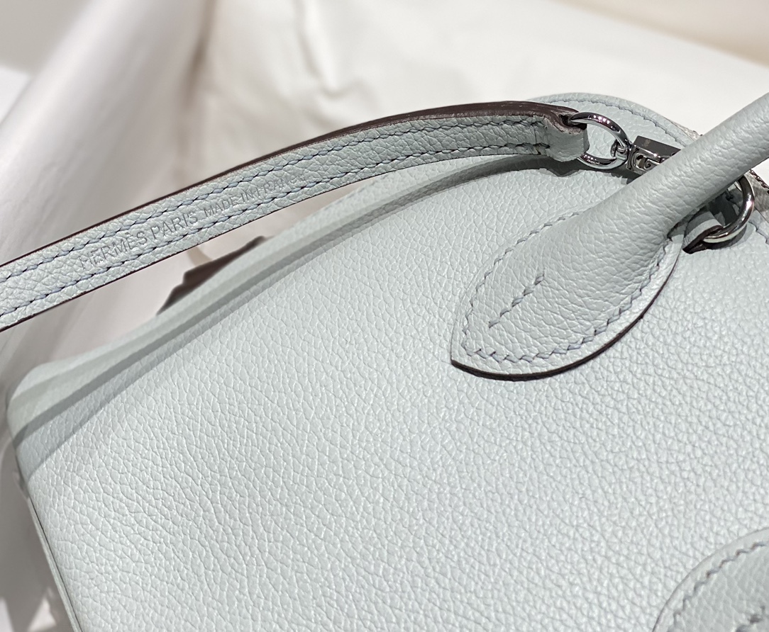 Hermes 原單 女款 Bolide 手提包 冰川藍輕奢款| 11 Hermes 原單 女款 Bolide 手提包 冰川藍輕奢款