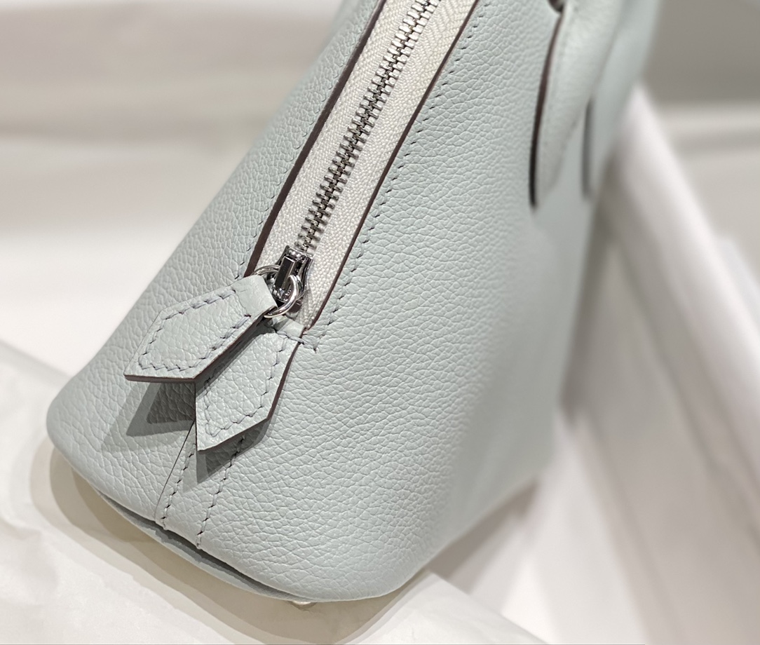Hermes 原單 女款 Bolide 手提包 冰川藍輕奢款| 9 Hermes 原單 女款 Bolide 手提包 冰川藍輕奢款