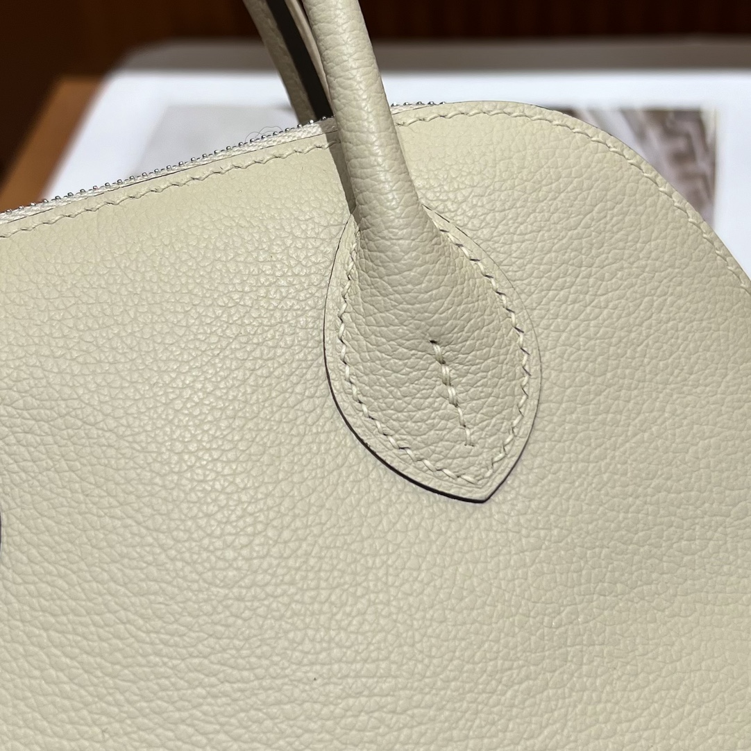 Hermes 原單 女款 Bolide 手提包 奶油白簡約款| 10 Hermes 原單 女款 Bolide 手提包 奶油白簡約款