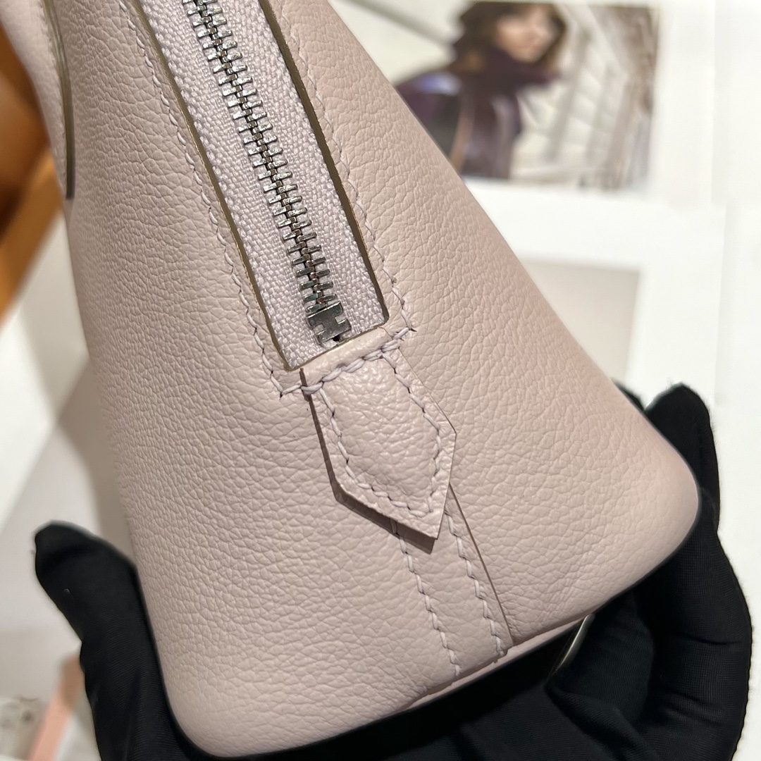 Hermes 高仿 女款 Bolide 手提包 櫻花粉氣質款| 8 Hermes 高仿 女款 Bolide 手提包 櫻花粉氣質款