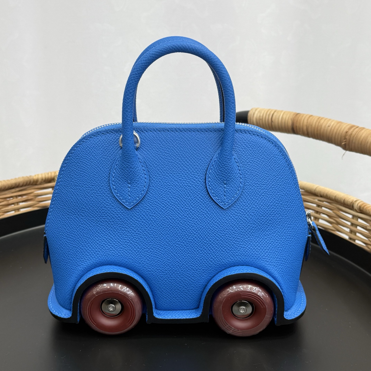 Hermes 高仿 女款 Mini Bolide 小車包 藍色設計款