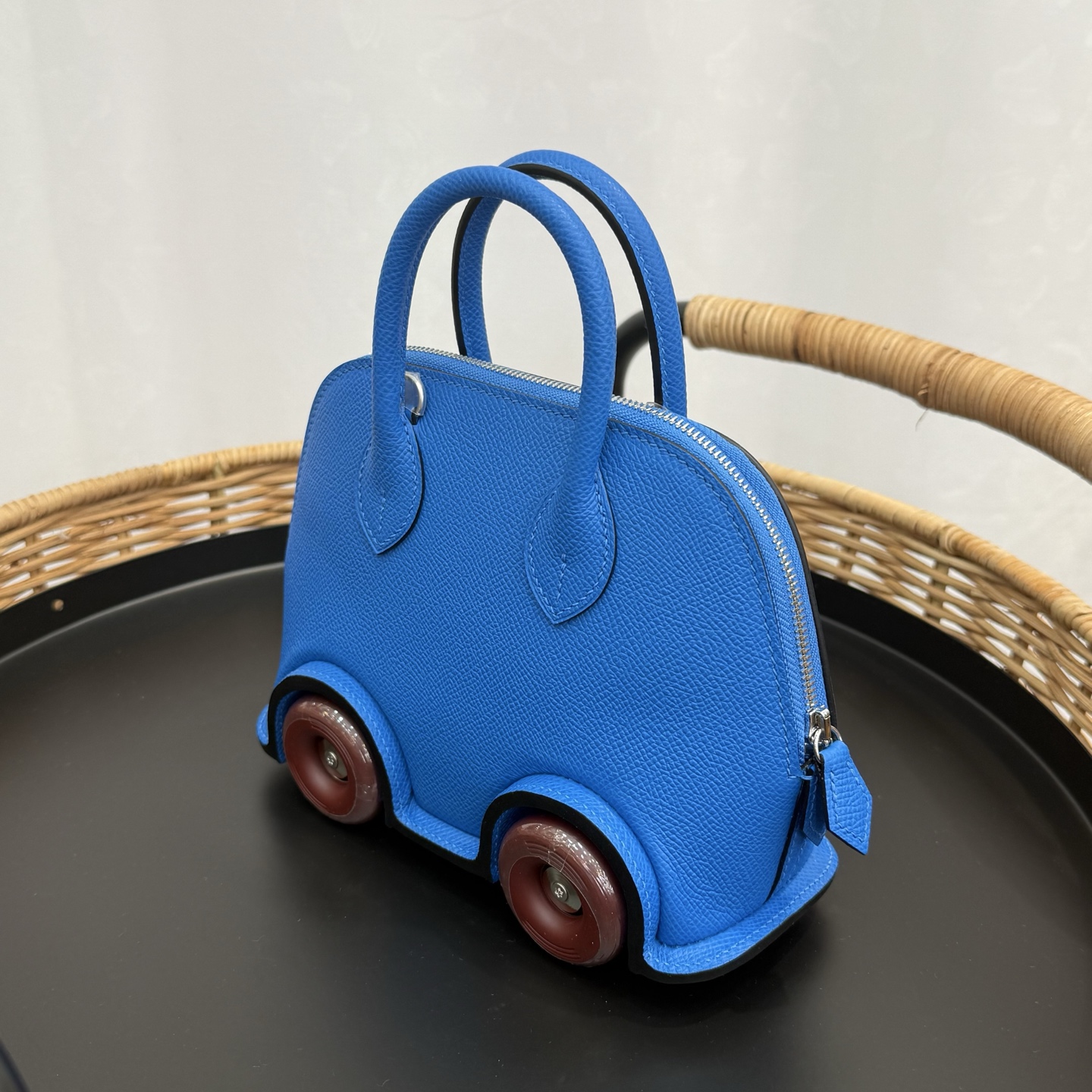 Hermes 高仿 女款 Mini Bolide 小車包 藍色設計款| 12 Hermes 高仿 女款 Mini Bolide 小車包 藍色設計款